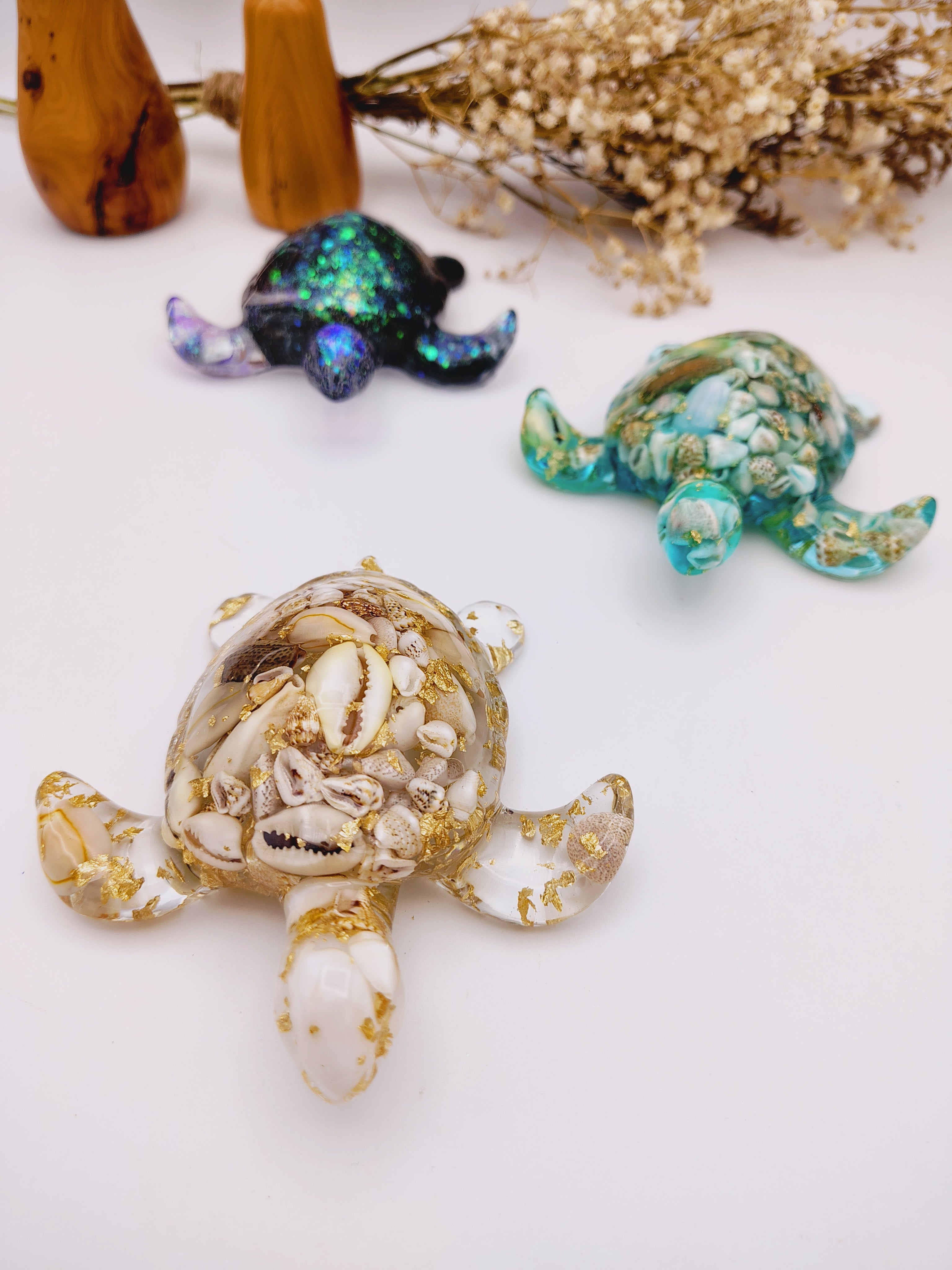 Figurine : Tortue/Bouledogue/Cigale