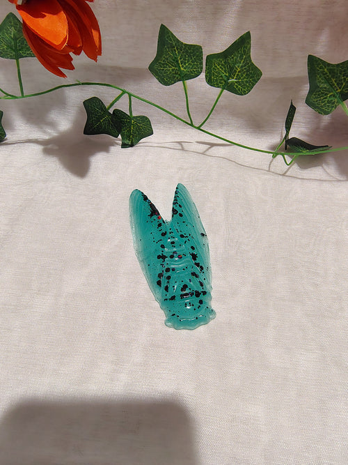 Cigale décorative en résine époxy fait main – Objet de décoration artisanale