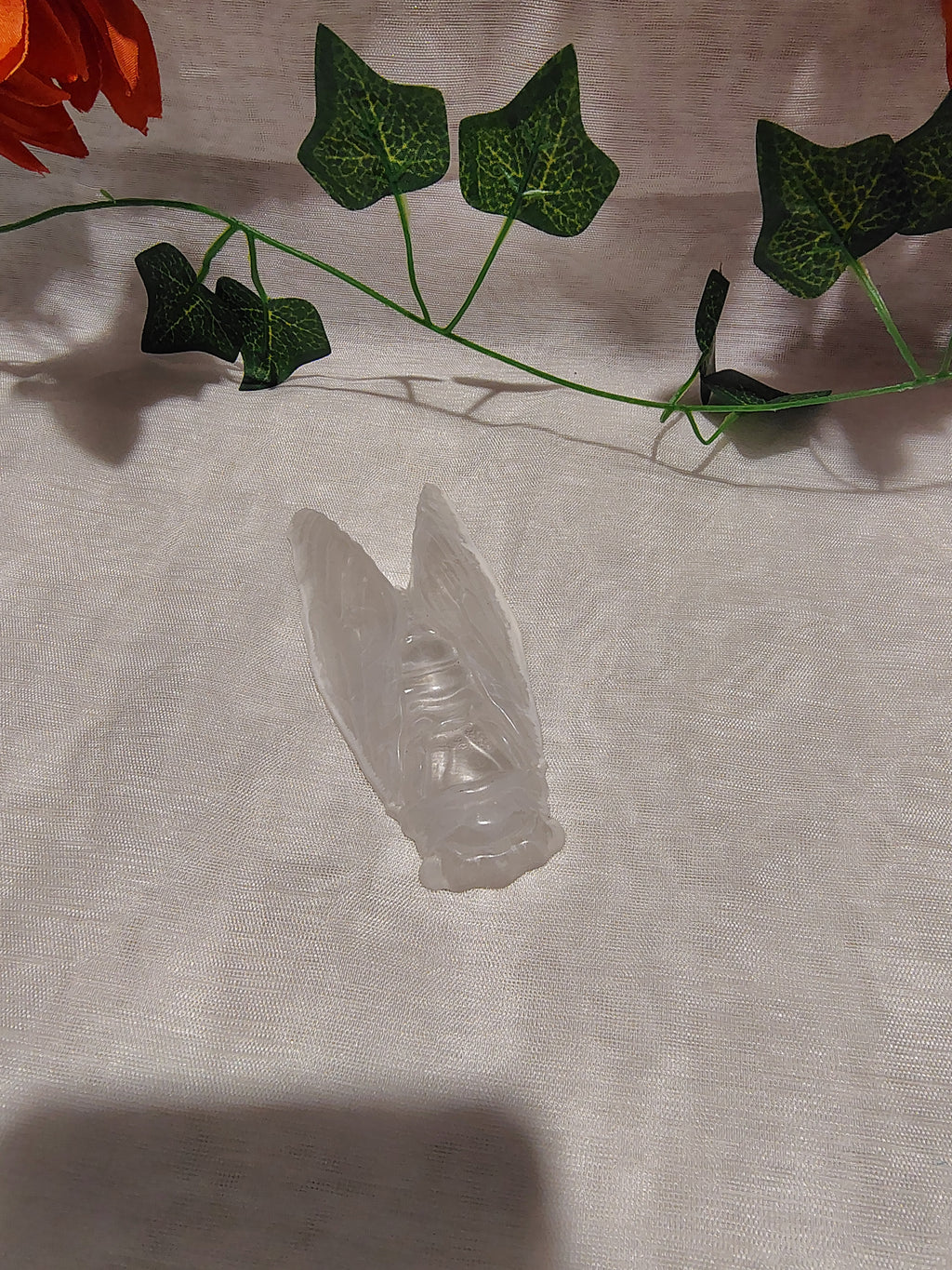 Cigale décorative en résine époxy fait main – Objet de décoration artisanale