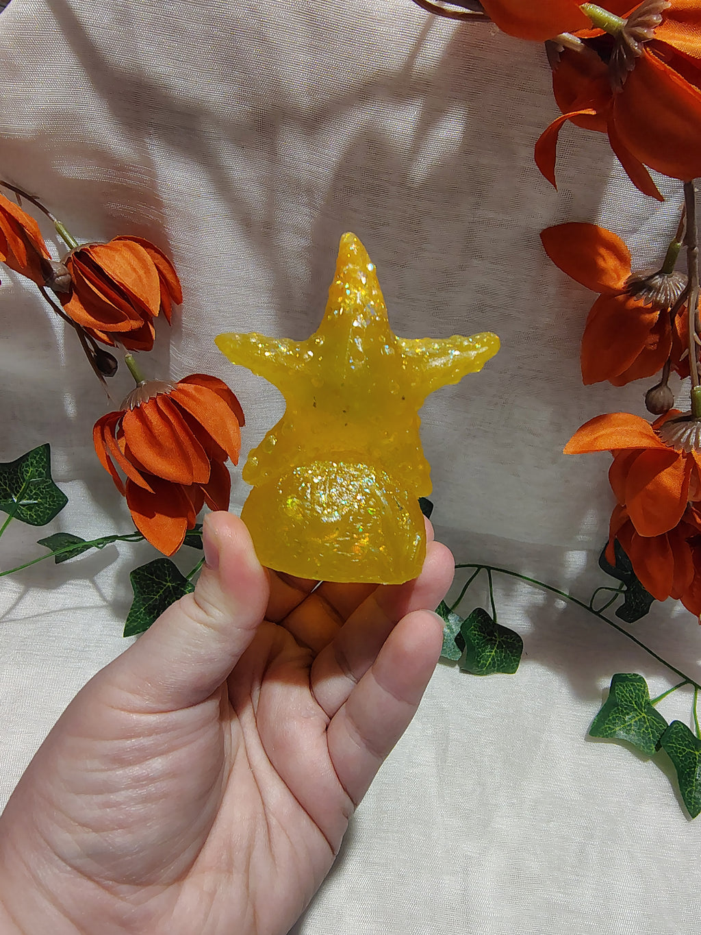Étoile de mer décorative en résine époxy fait main – Objet de décoration artisanale