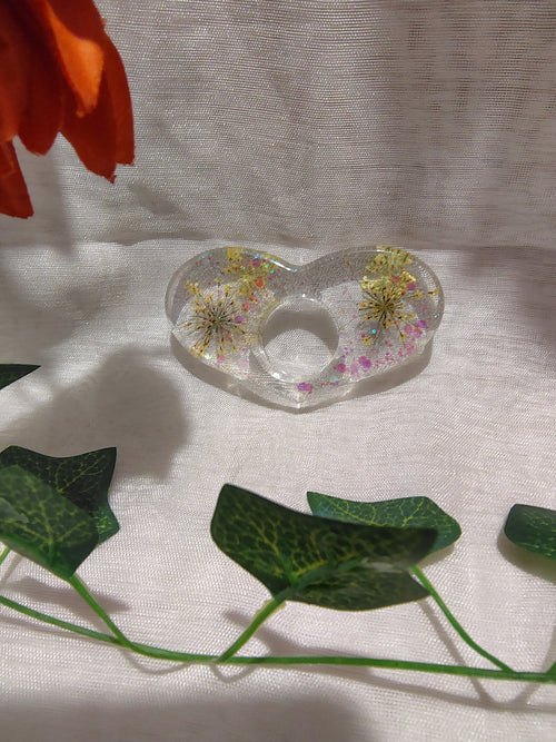 Bague de lecture en résine époxy fait main – Accessoire de lecture confortable et élégant