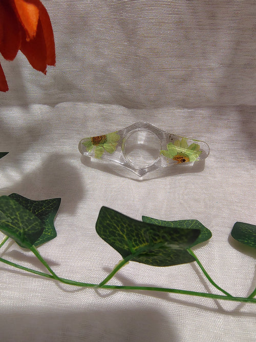 Bague de lecture en résine époxy fait main – Accessoire de lecture confortable et élégant