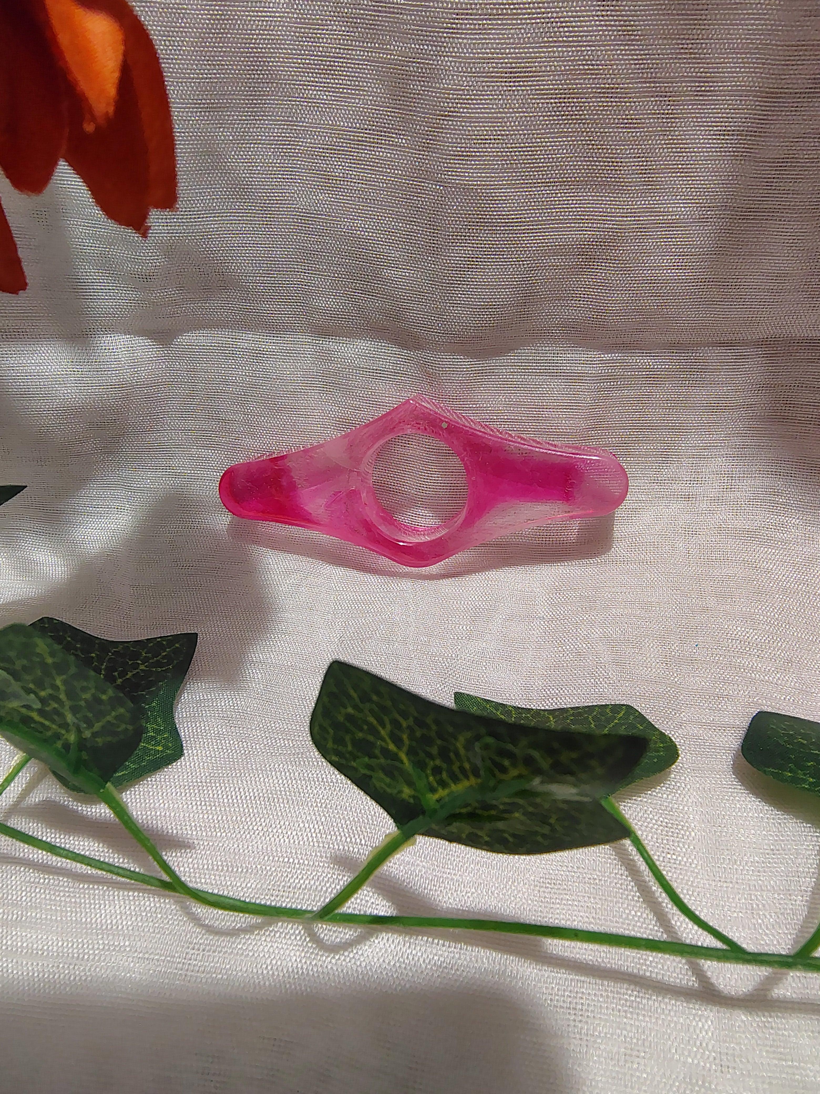 Bague de lecture en résine époxy fait main – Accessoire de lecture confortable et élégant