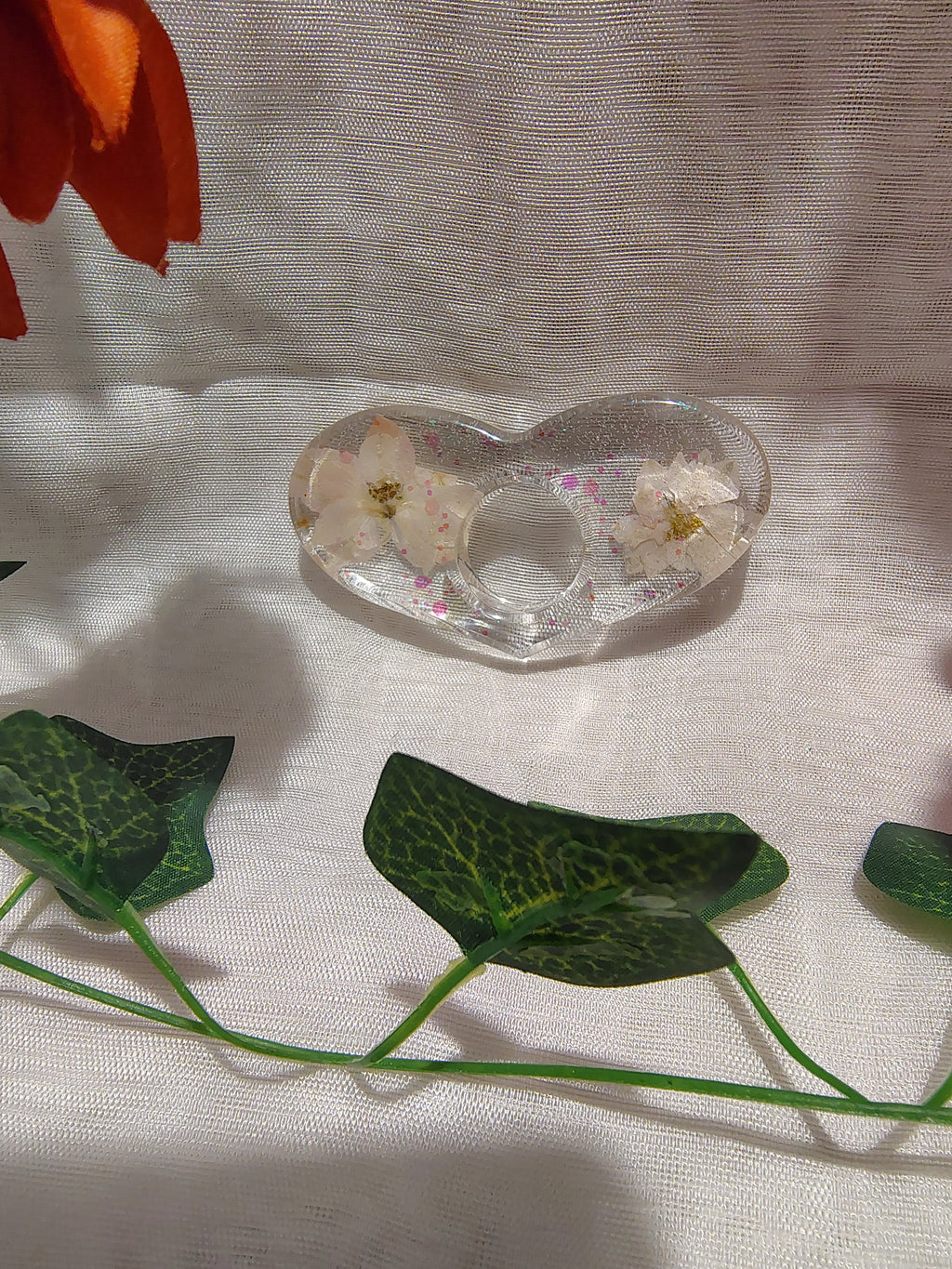 Bague de lecture en résine époxy fait main – Accessoire de lecture confortable et élégant