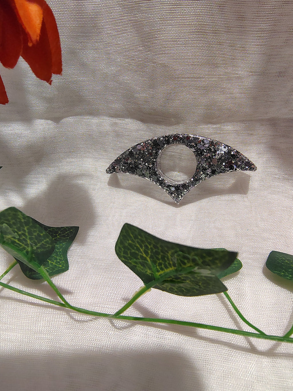 Bague de lecture en résine époxy fait main – Accessoire de lecture confortable et élégant