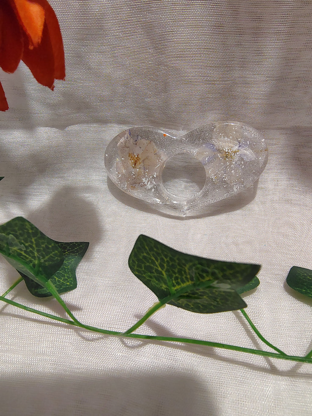 Bague de lecture en résine époxy fait main – Accessoire de lecture confortable et élégant