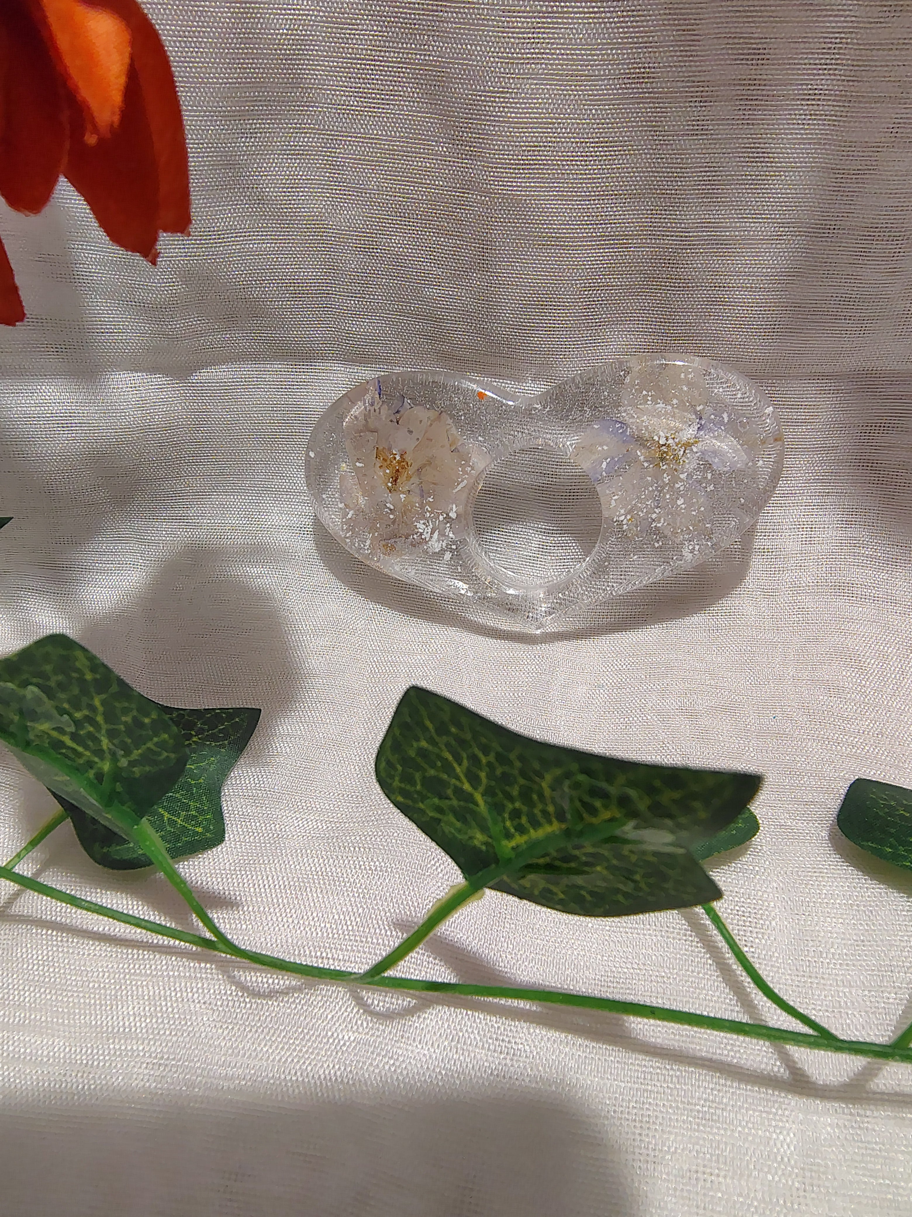 Bague de lecture en résine époxy fait main – Accessoire de lecture confortable et élégant