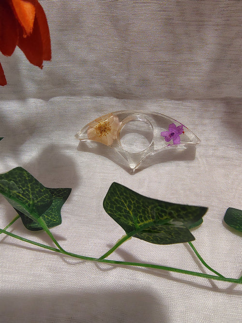 Bague de lecture en résine époxy fait main – Accessoire de lecture confortable et élégant