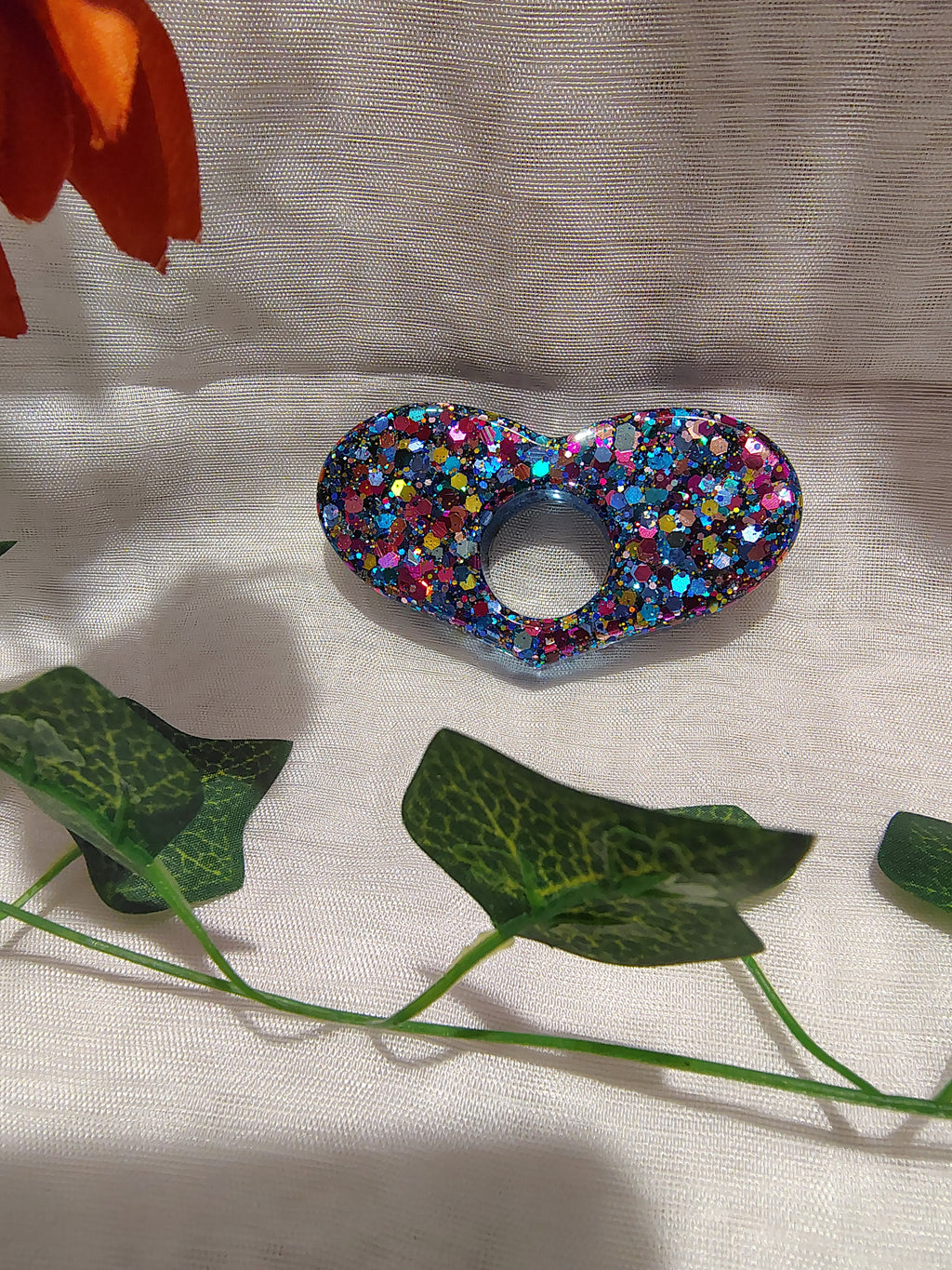 Bague de lecture en résine époxy fait main – Accessoire de lecture confortable et élégant