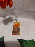 Porte-clés Manga / Anime en résine époxy fait main – Accessoire geek artisanal