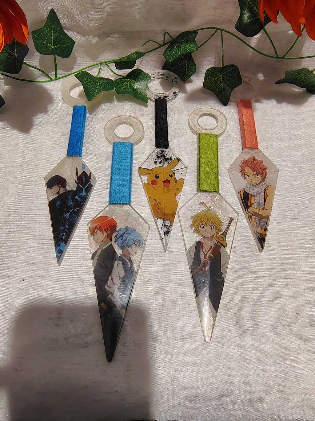Kunai Manga en Résine Époxy Fait Main – Objet de Décoration Geek & Anime