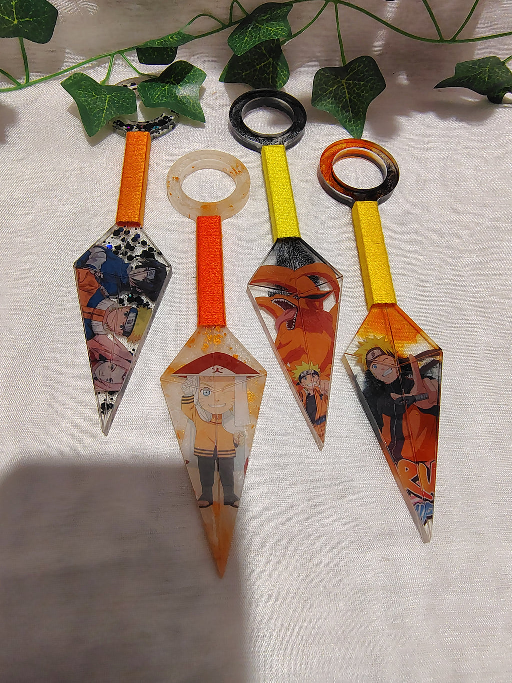 Kunai Manga en Résine Époxy Fait Main – Objet de Décoration Geek & Anime