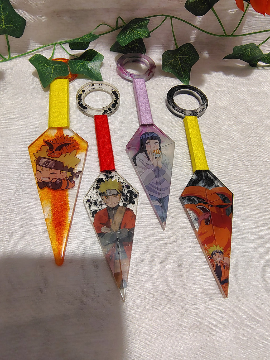 Kunai Manga en Résine Époxy Fait Main – Objet de Décoration Geek & Anime