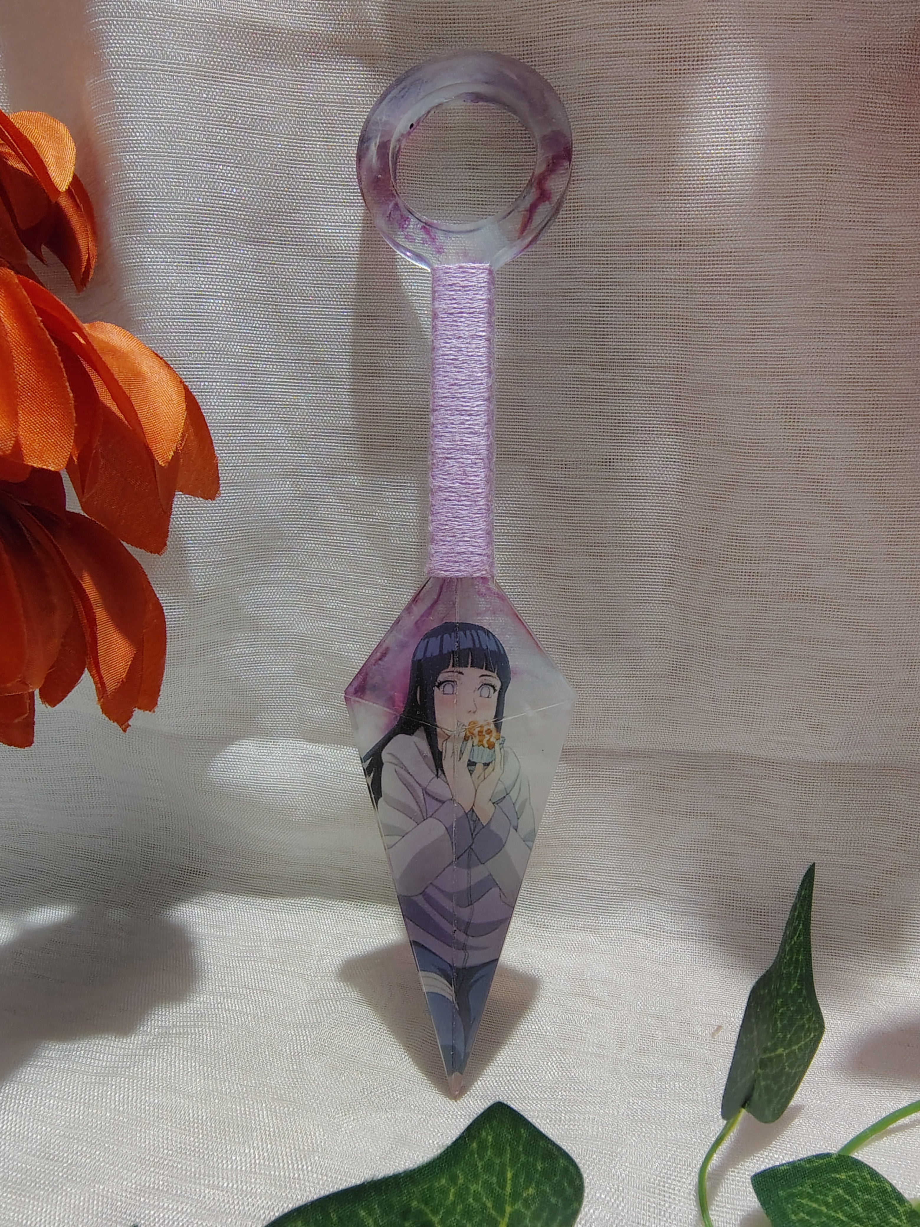 Kunai Manga en Résine Époxy Fait Main – Objet de Décoration Geek & Anime