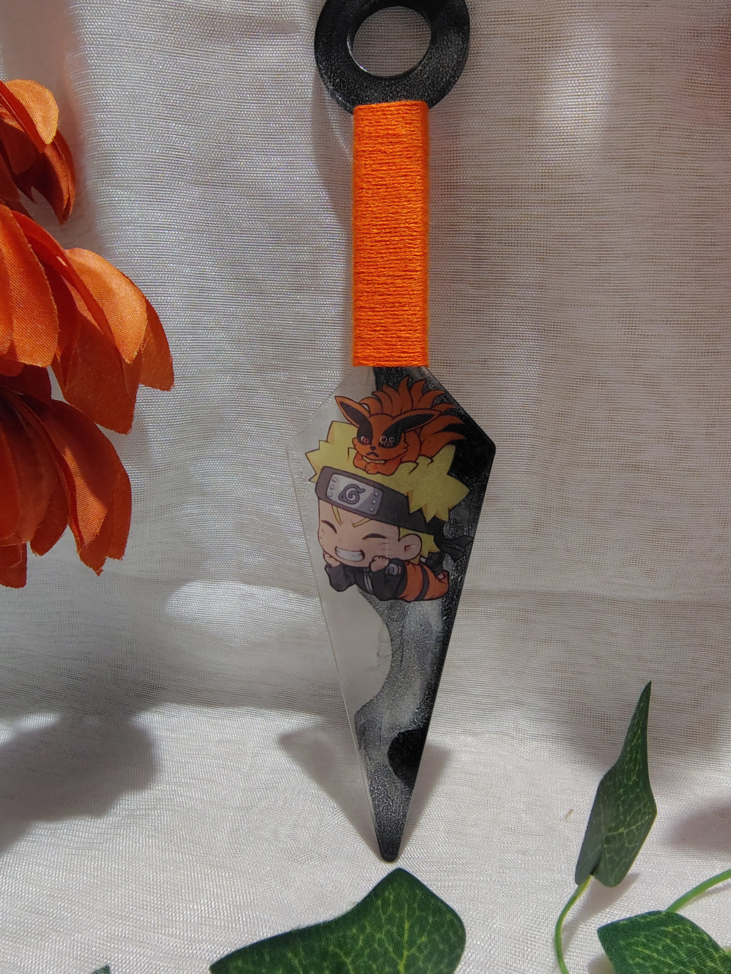 Kunai Manga en Résine Époxy Fait Main – Objet de Décoration Geek & Anime