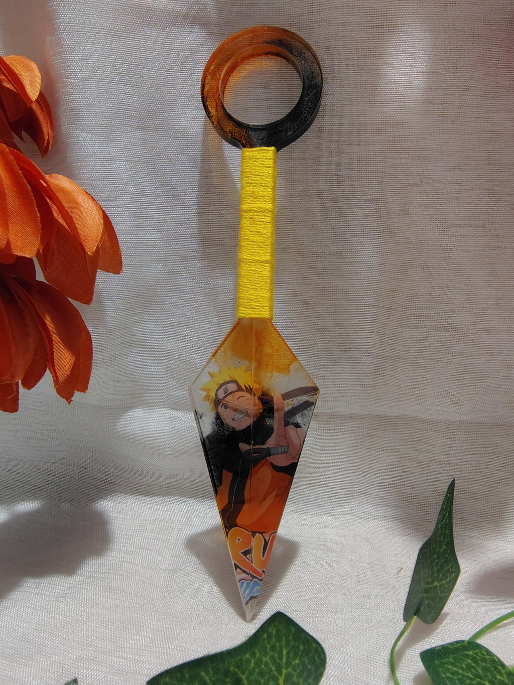 Kunai Manga en Résine Époxy Fait Main – Objet de Décoration Geek & Anime