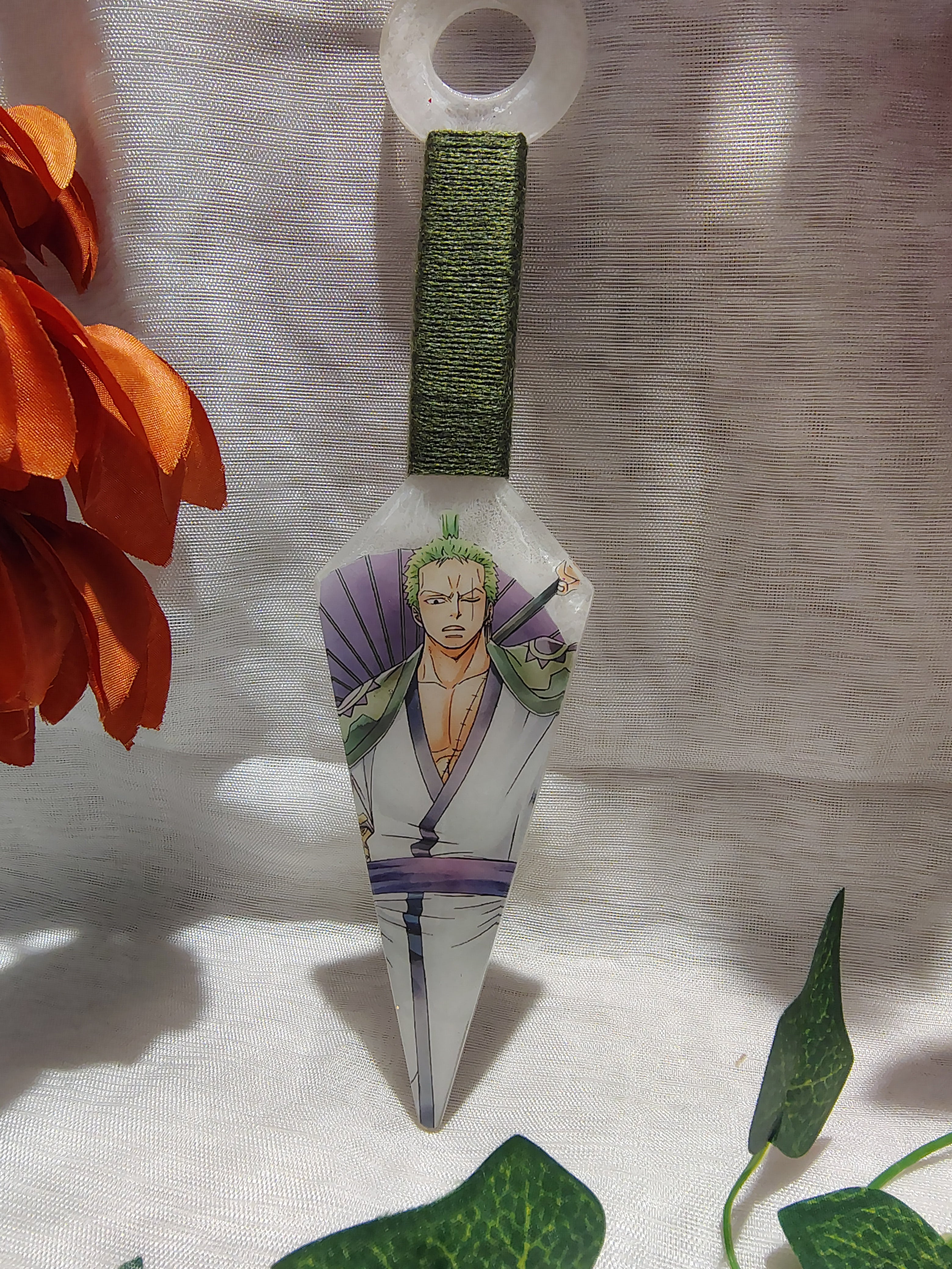 Kunai Manga en Résine Époxy Fait Main – Objet de Décoration Geek & Anime