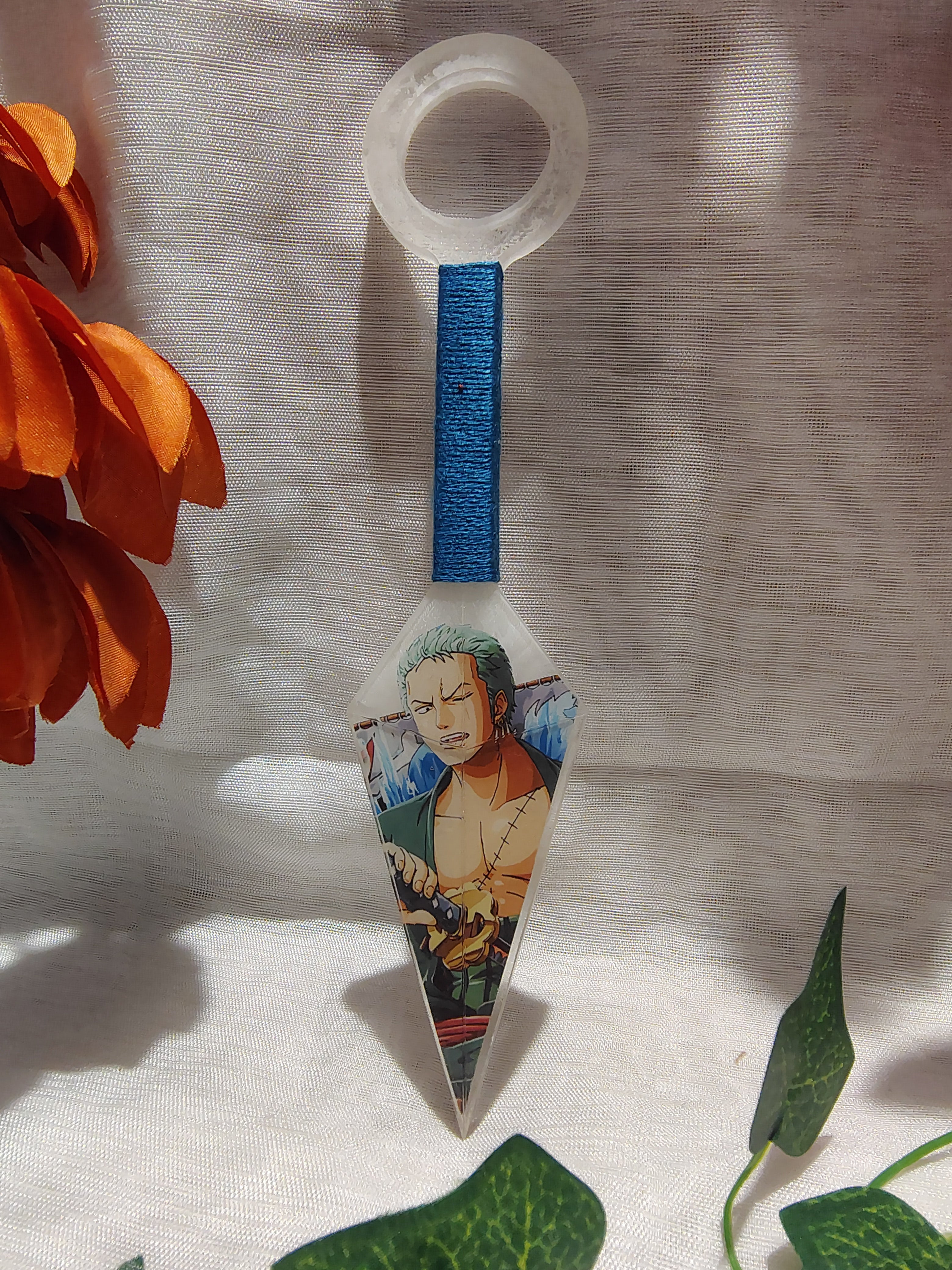 Kunai Manga en Résine Époxy Fait Main – Objet de Décoration Geek & Anime