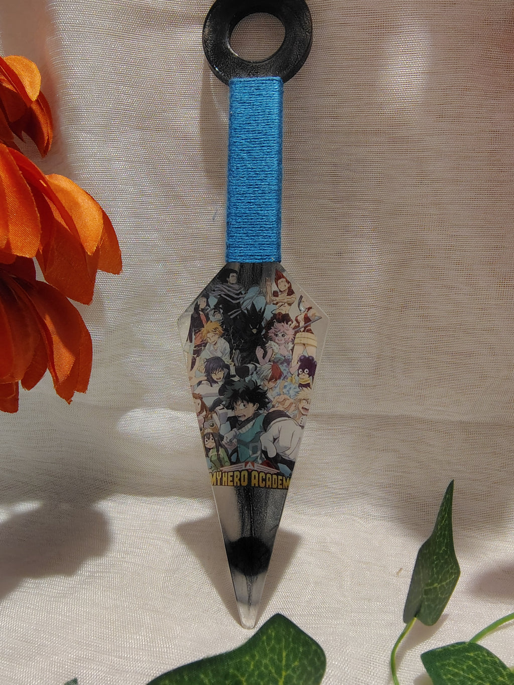 Kunai Manga en Résine Époxy Fait Main – Objet de Décoration Geek & Anime