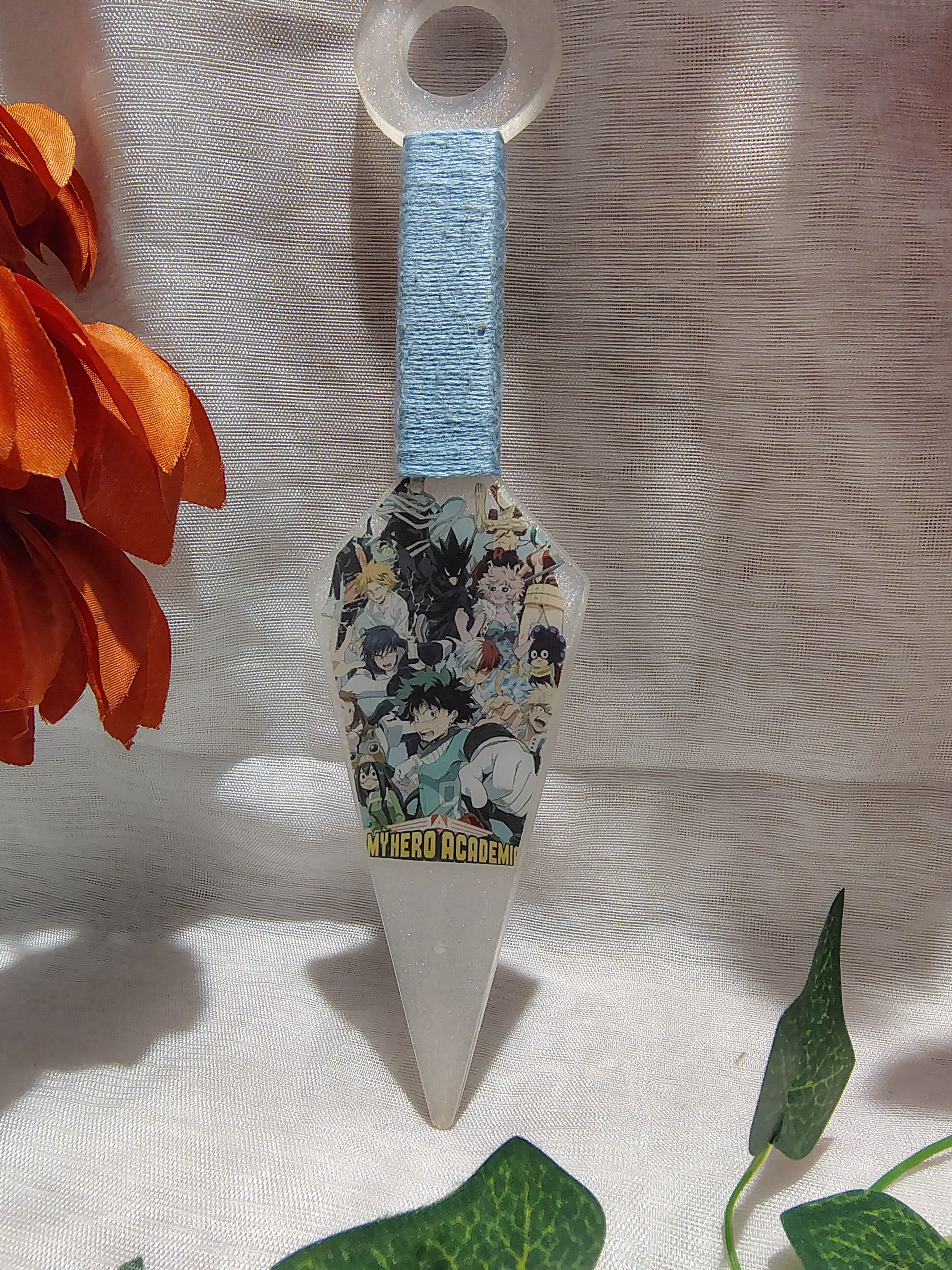 Kunai Manga en Résine Époxy Fait Main – Objet de Décoration Geek & Anime