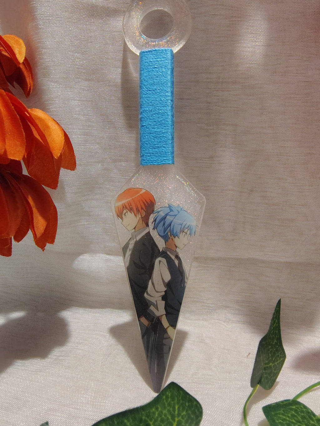 Kunai Manga en Résine Époxy Fait Main – Objet de Décoration Geek & Anime