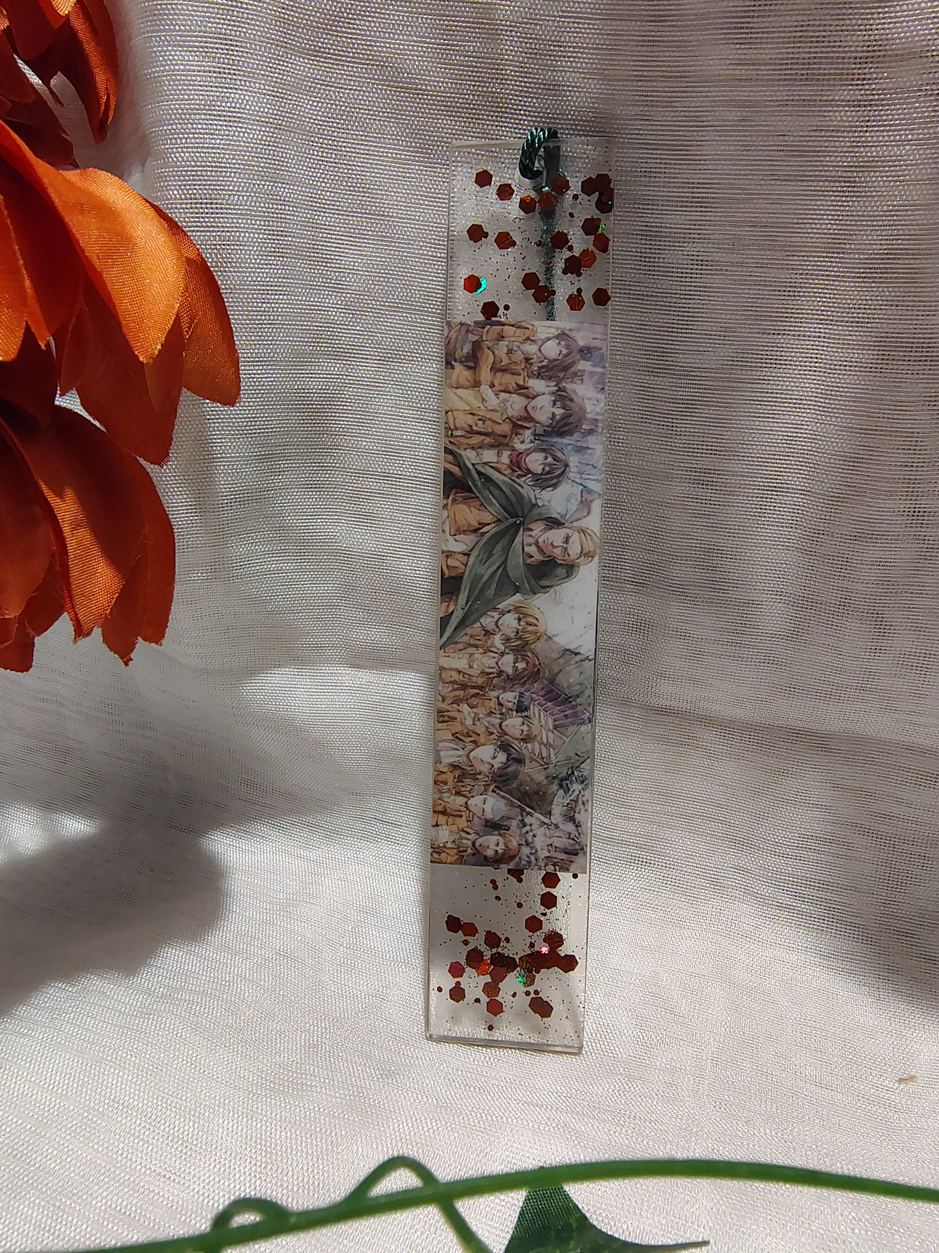 Marque-pages Manga / Anime en Résine Époxy Fait Main – Accessoire de Lecture Geek