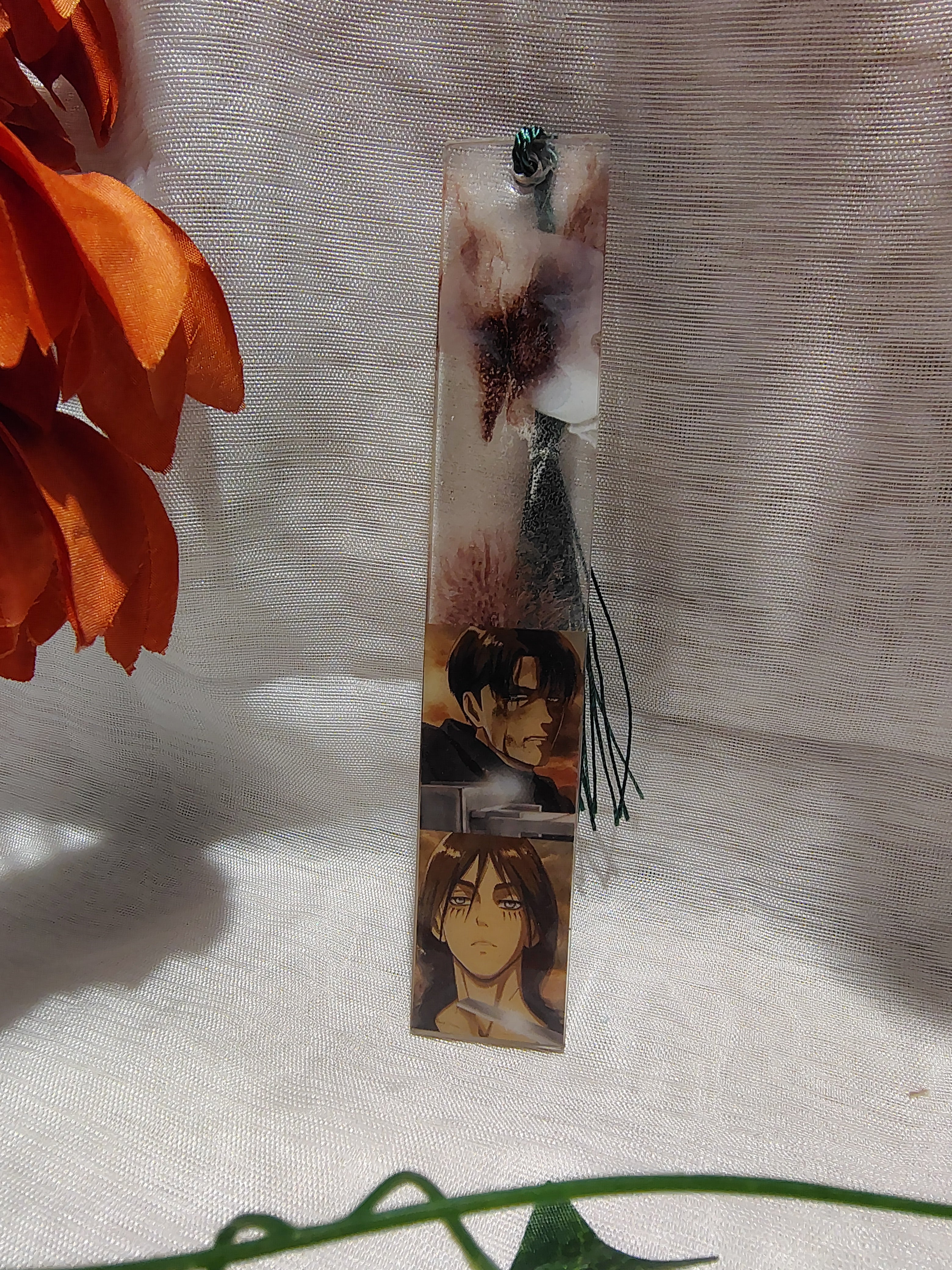 Marque-pages Manga / Anime en Résine Époxy Fait Main – Accessoire de Lecture Geek