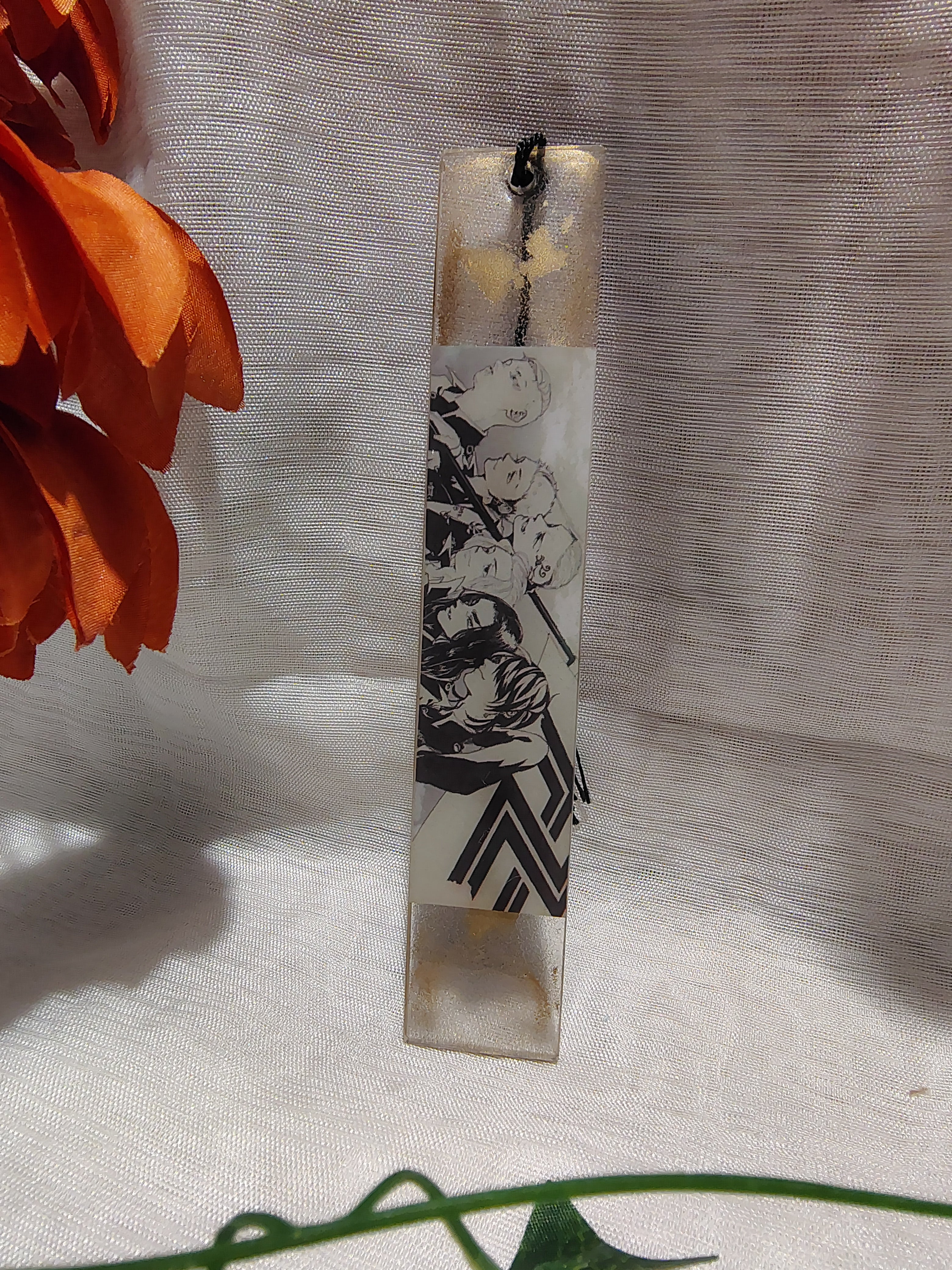 Marque-pages Manga / Anime en Résine Époxy Fait Main – Accessoire de Lecture Geek