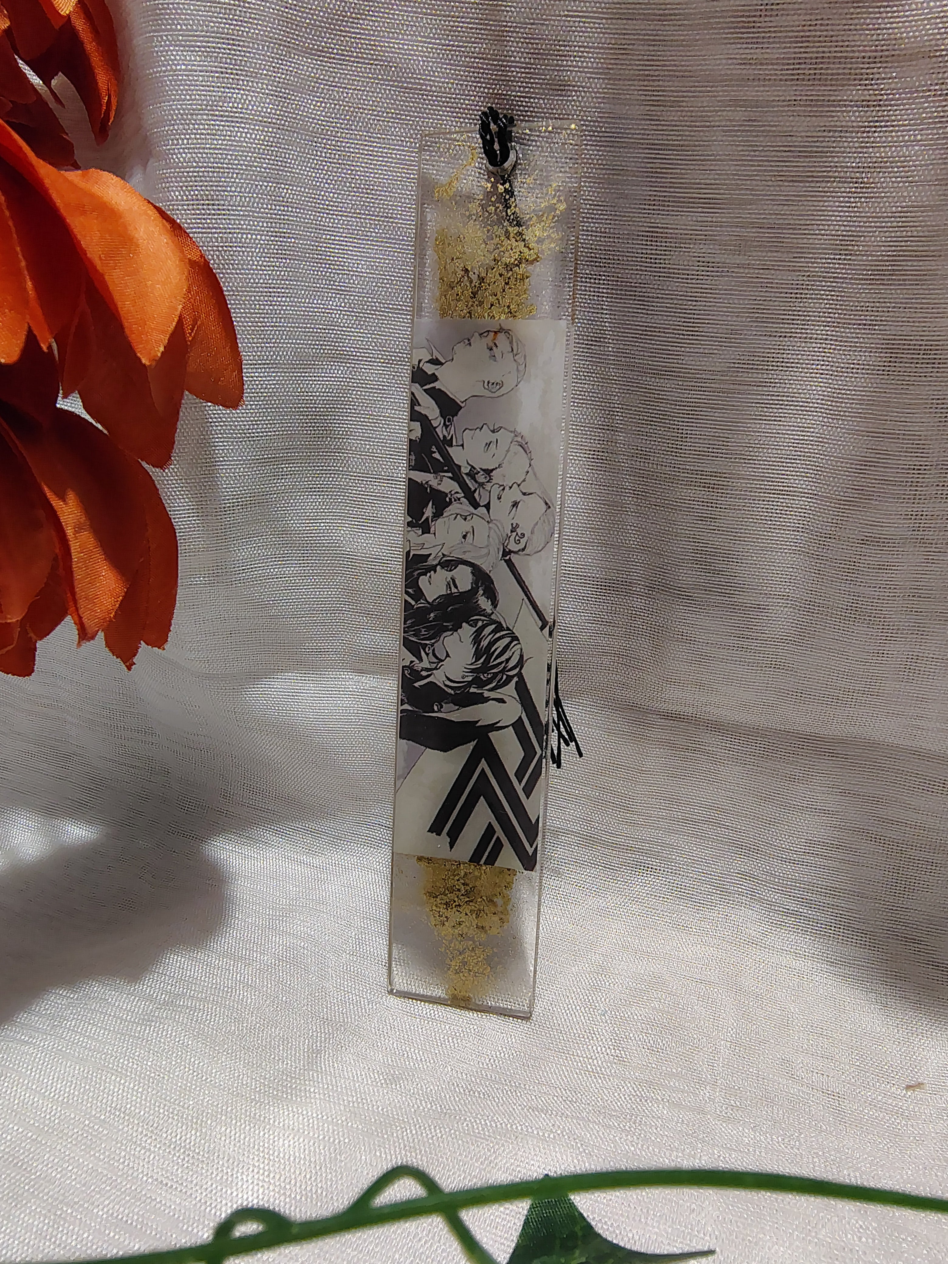 Marque-pages Manga / Anime en Résine Époxy Fait Main – Accessoire de Lecture Geek