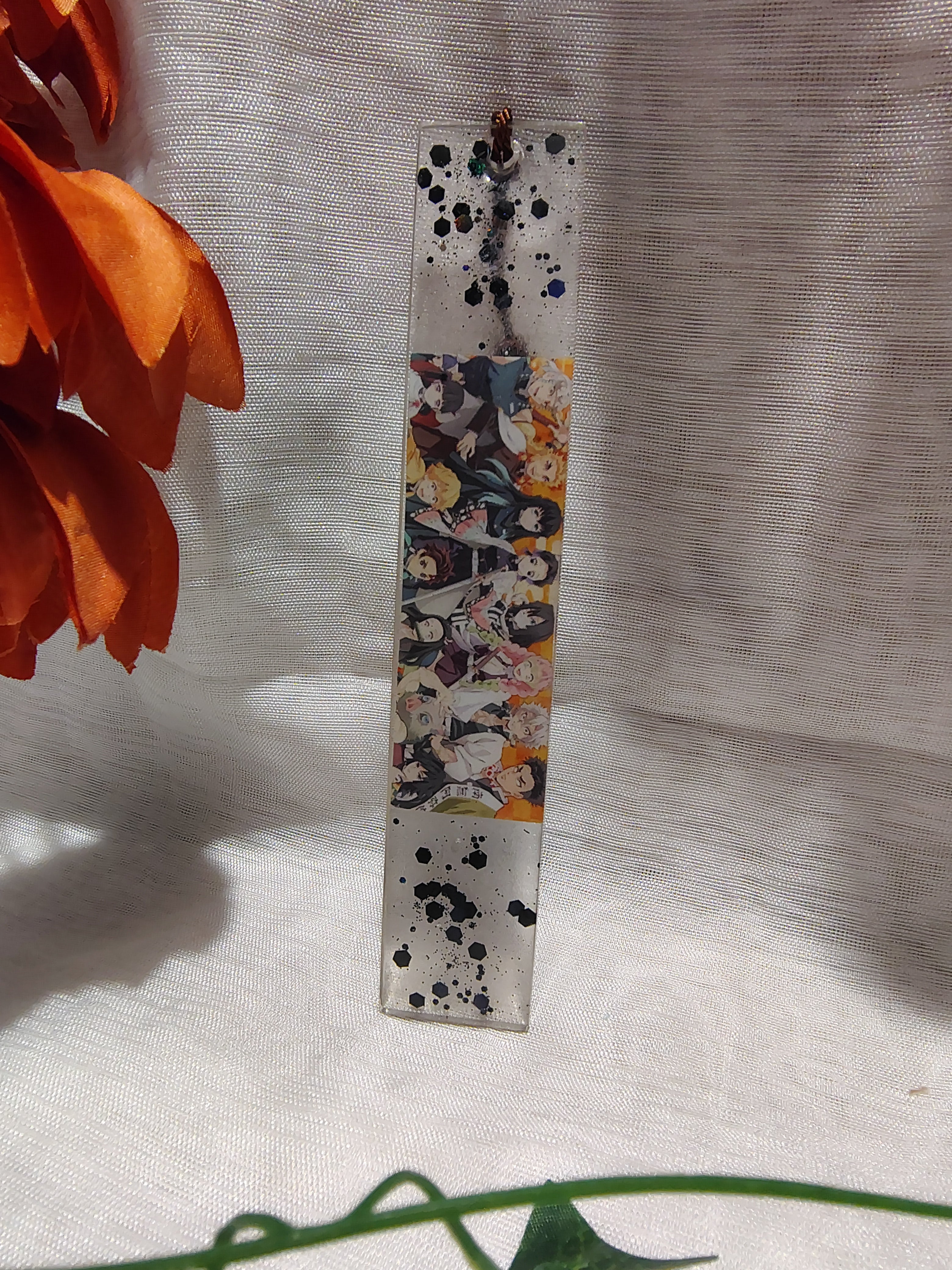 Marque-pages Manga / Anime en Résine Époxy Fait Main – Accessoire de Lecture Geek