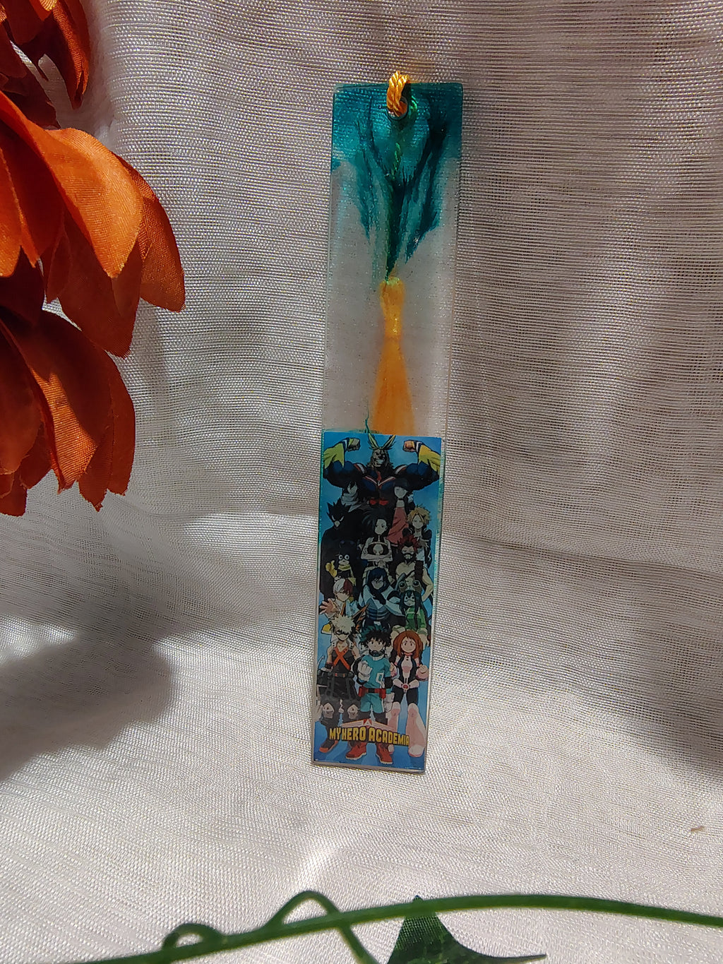 Marque-pages Manga / Anime en Résine Époxy Fait Main – Accessoire de Lecture Geek