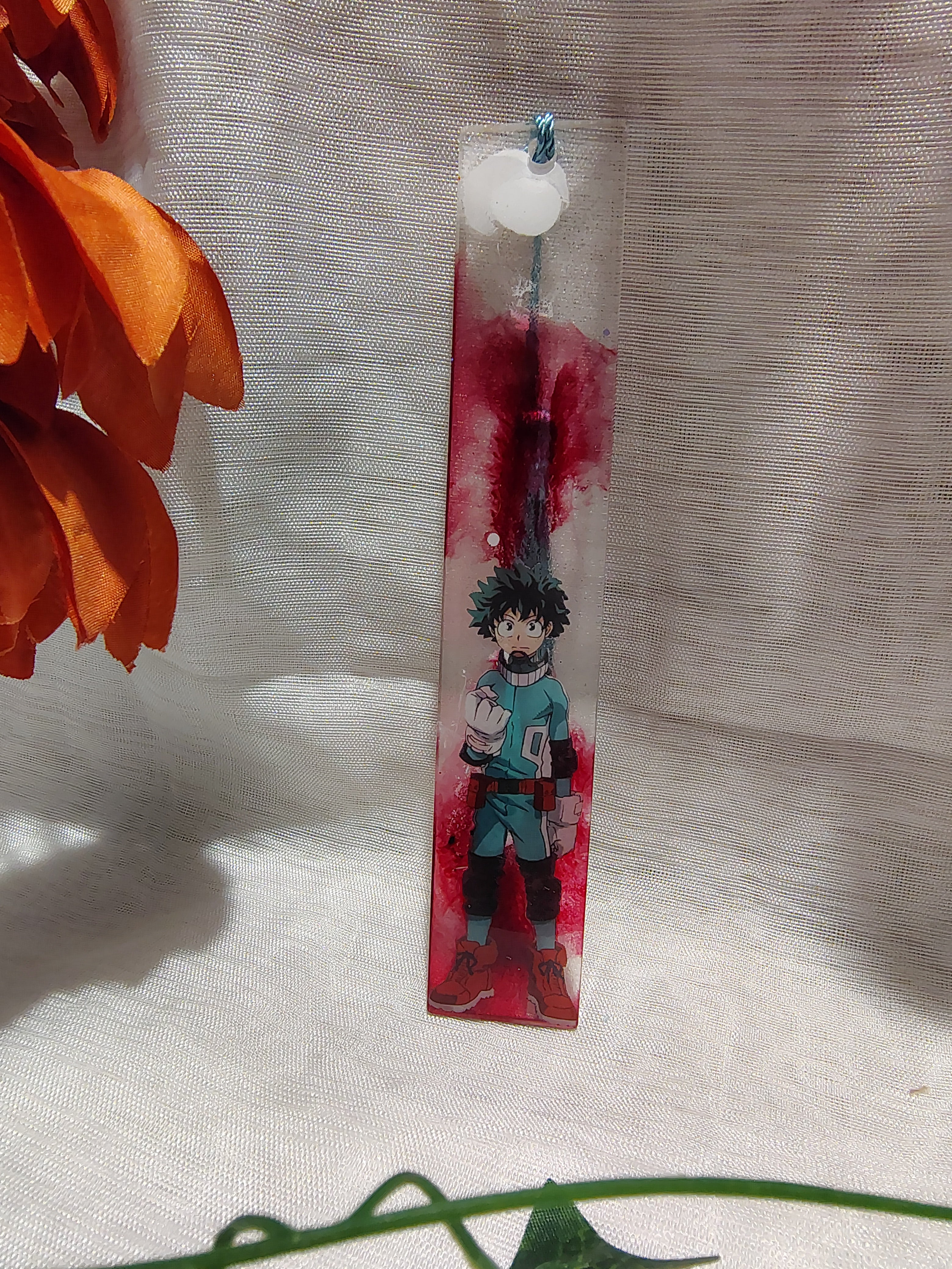 Marque-pages Manga / Anime en Résine Époxy Fait Main – Accessoire de Lecture Geek