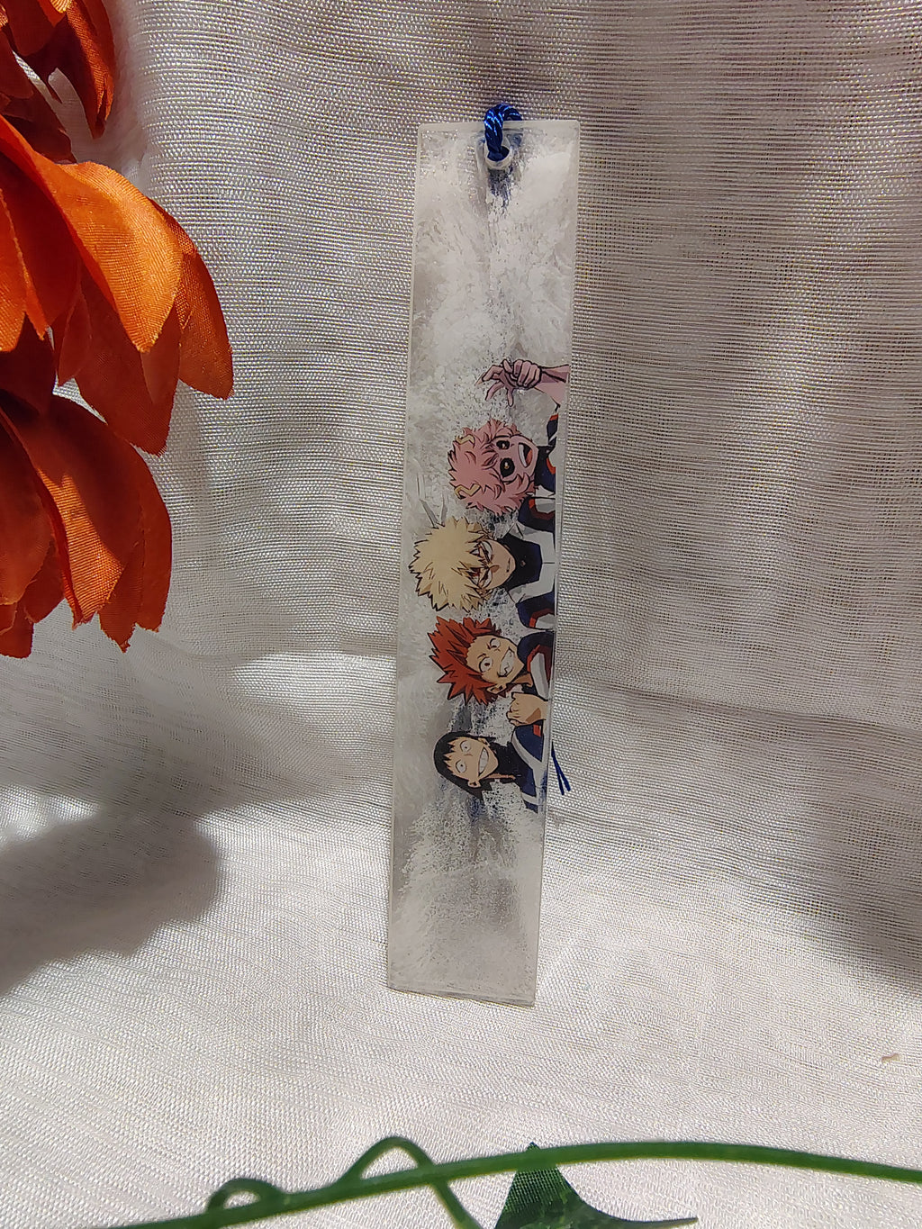 Marque-pages Manga / Anime en Résine Époxy Fait Main – Accessoire de Lecture Geek