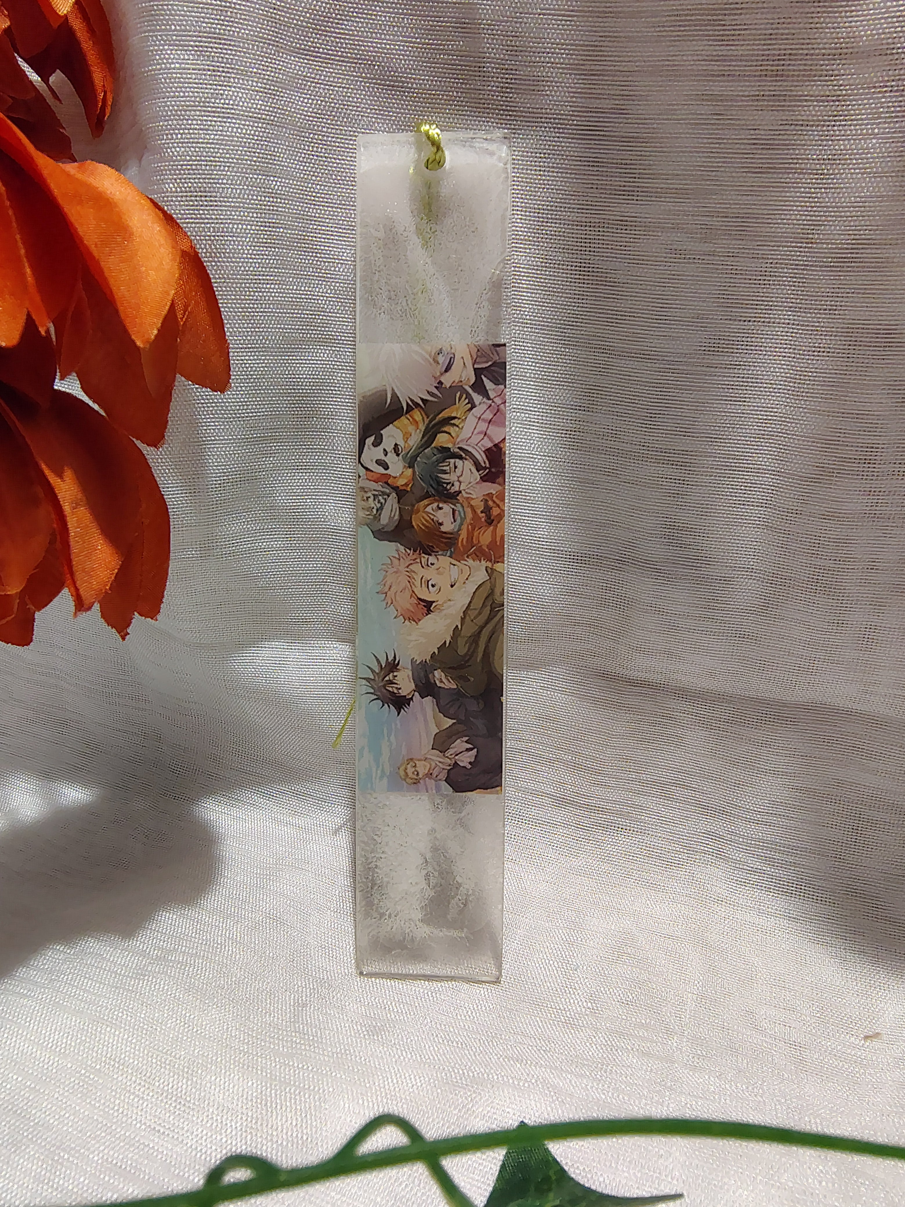 Marque-pages Manga / Anime en Résine Époxy Fait Main – Accessoire de Lecture Geek