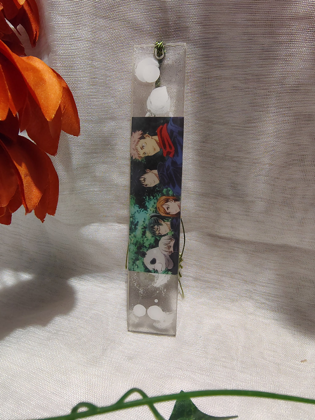 Marque-pages Manga / Anime en Résine Époxy Fait Main – Accessoire de Lecture Geek