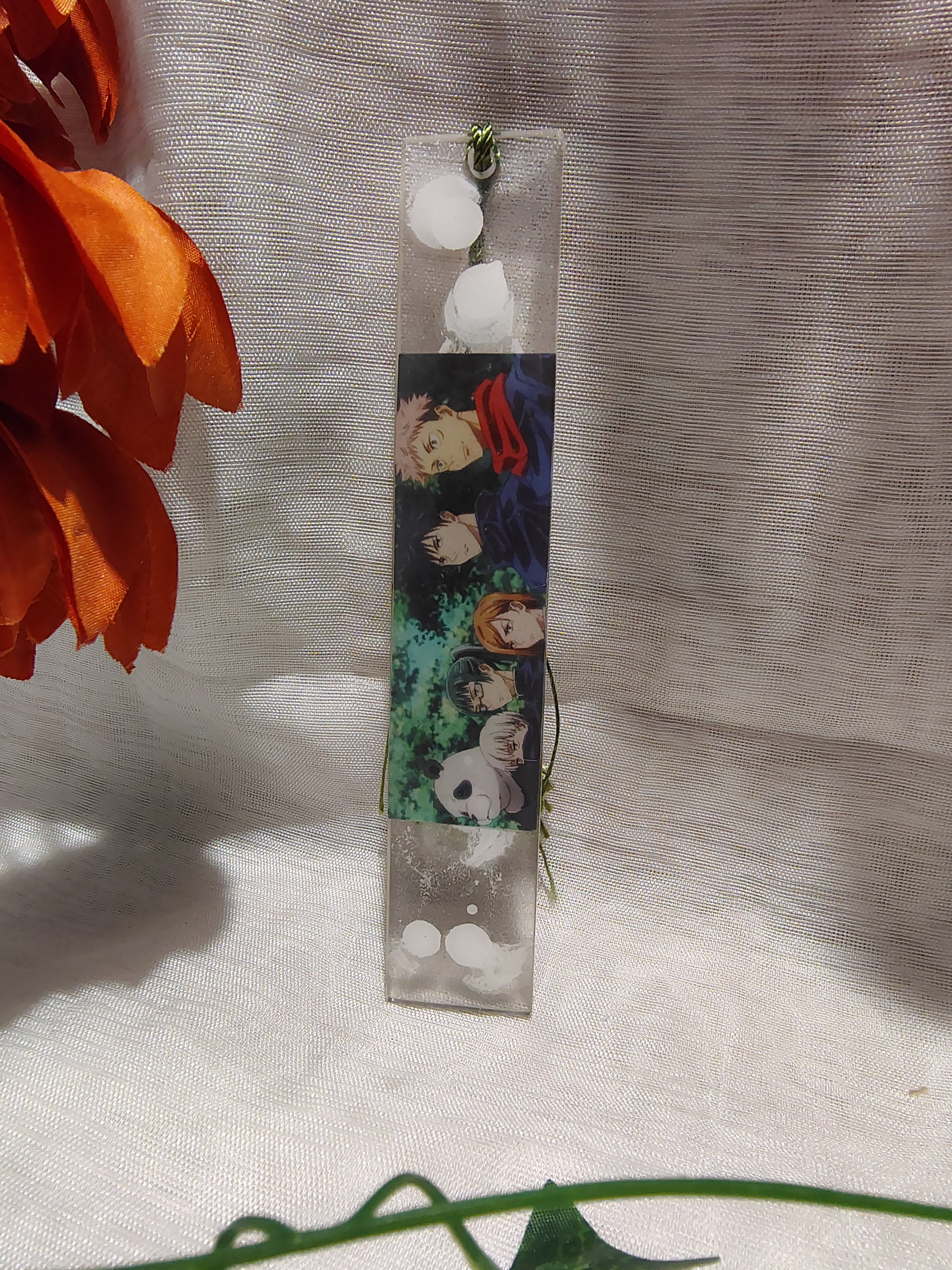 Marque-pages Manga / Anime en Résine Époxy Fait Main – Accessoire de Lecture Geek