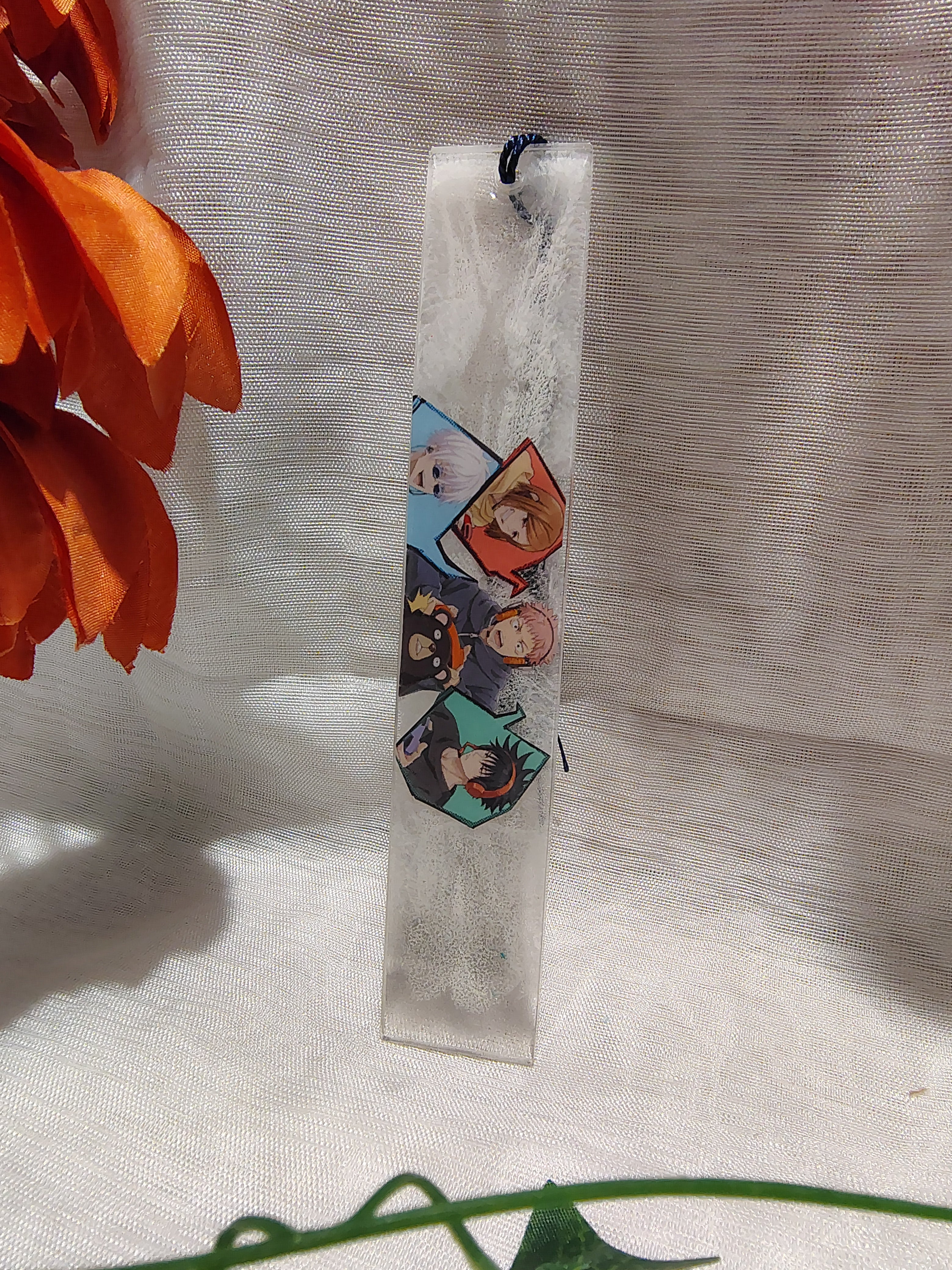 Marque-pages Manga / Anime en Résine Époxy Fait Main – Accessoire de Lecture Geek