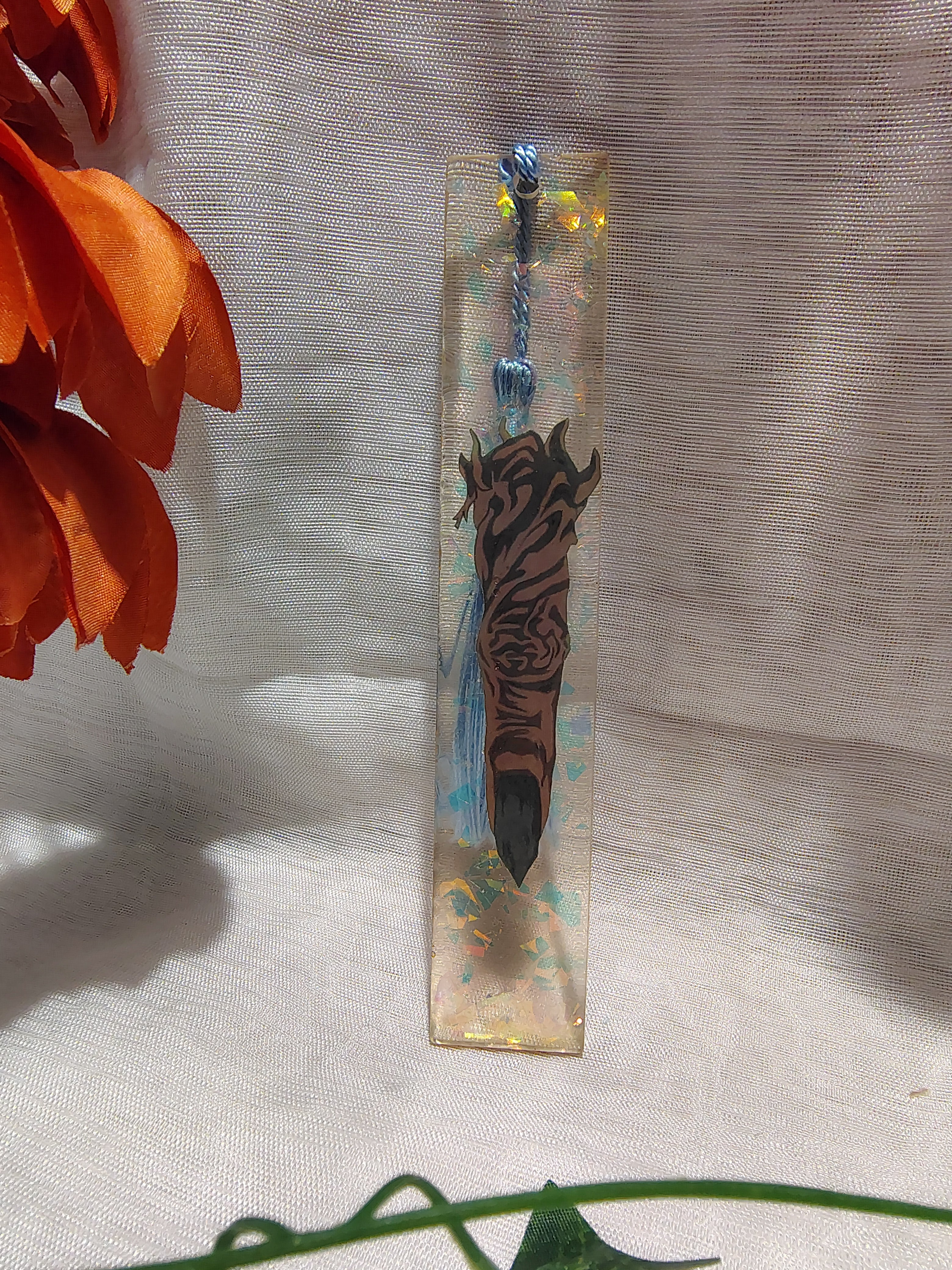 Marque-pages Manga / Anime en Résine Époxy Fait Main – Accessoire de Lecture Geek