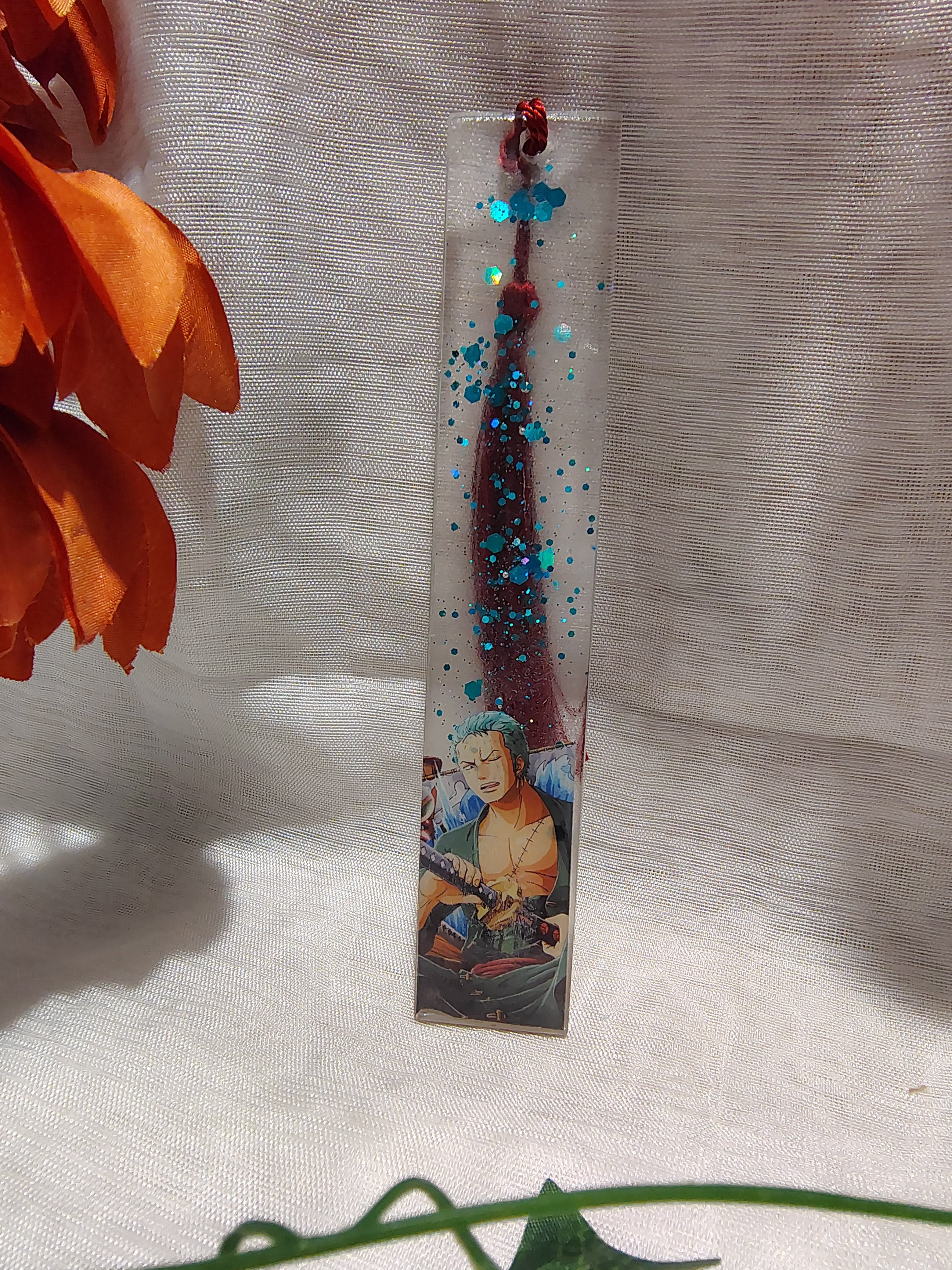 Marque-pages Manga / Anime en Résine Époxy Fait Main – Accessoire de Lecture Geek