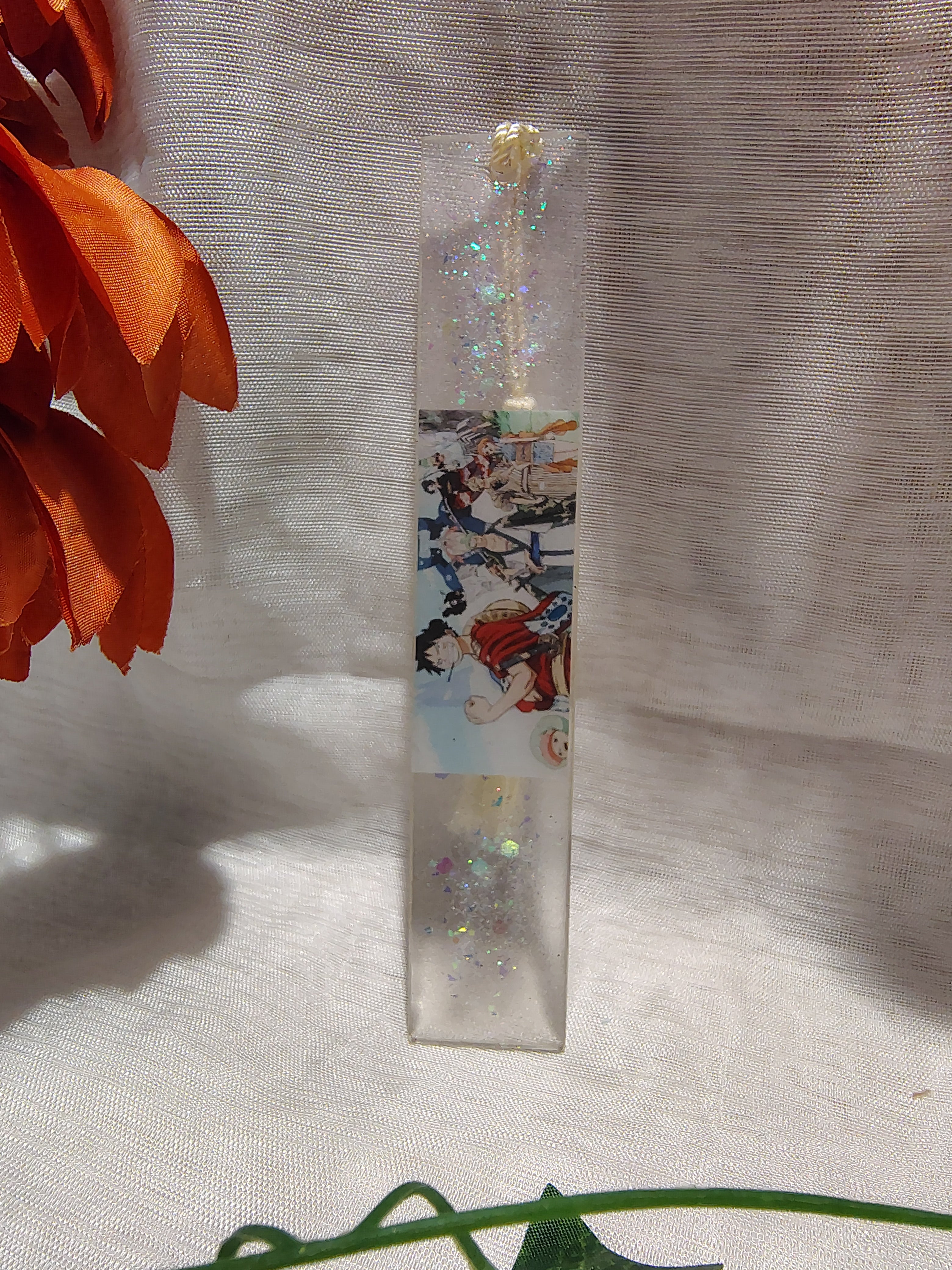 Marque-pages Manga / Anime en Résine Époxy Fait Main – Accessoire de Lecture Geek