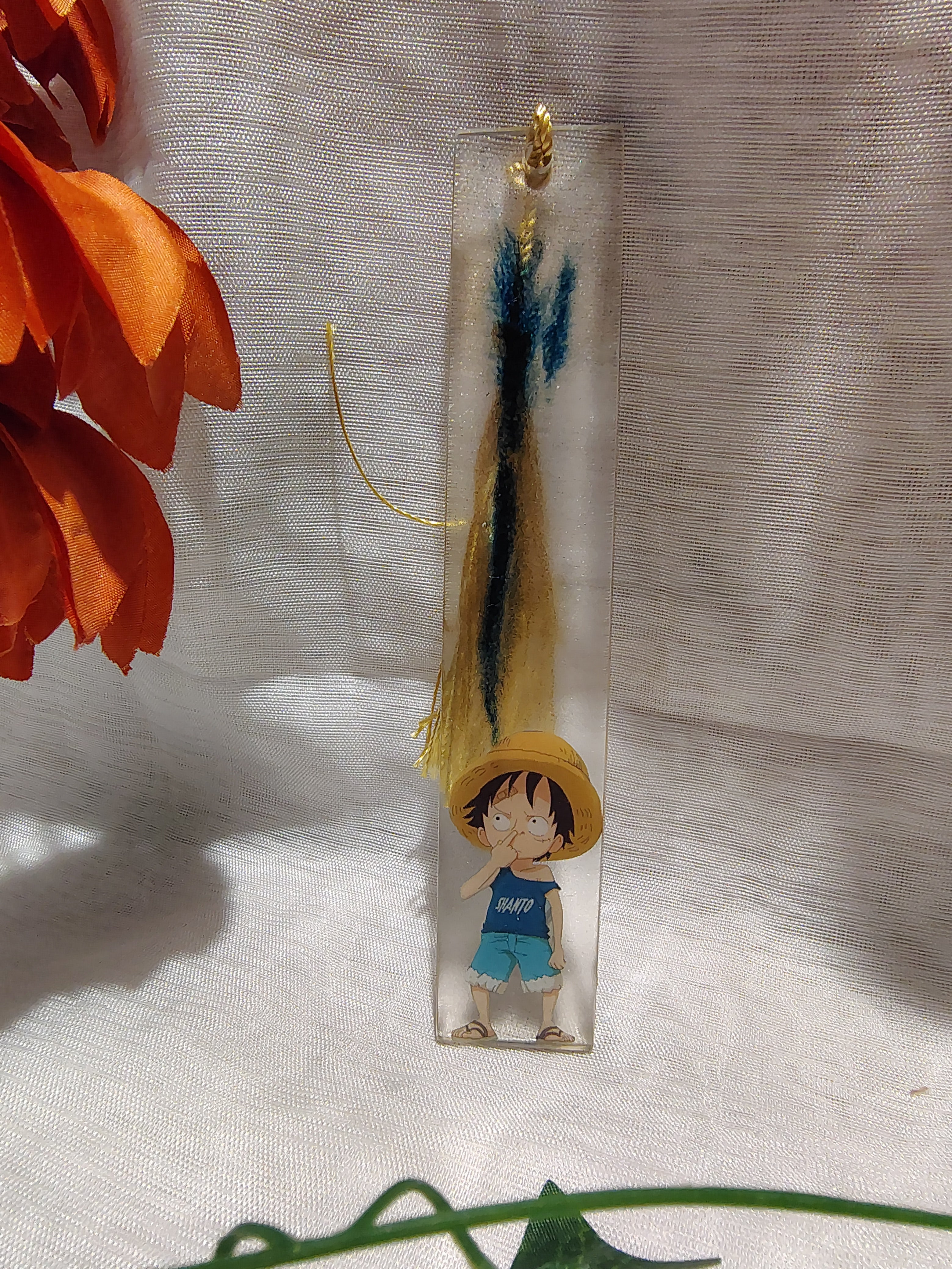 Marque-pages Manga / Anime en Résine Époxy Fait Main – Accessoire de Lecture Geek