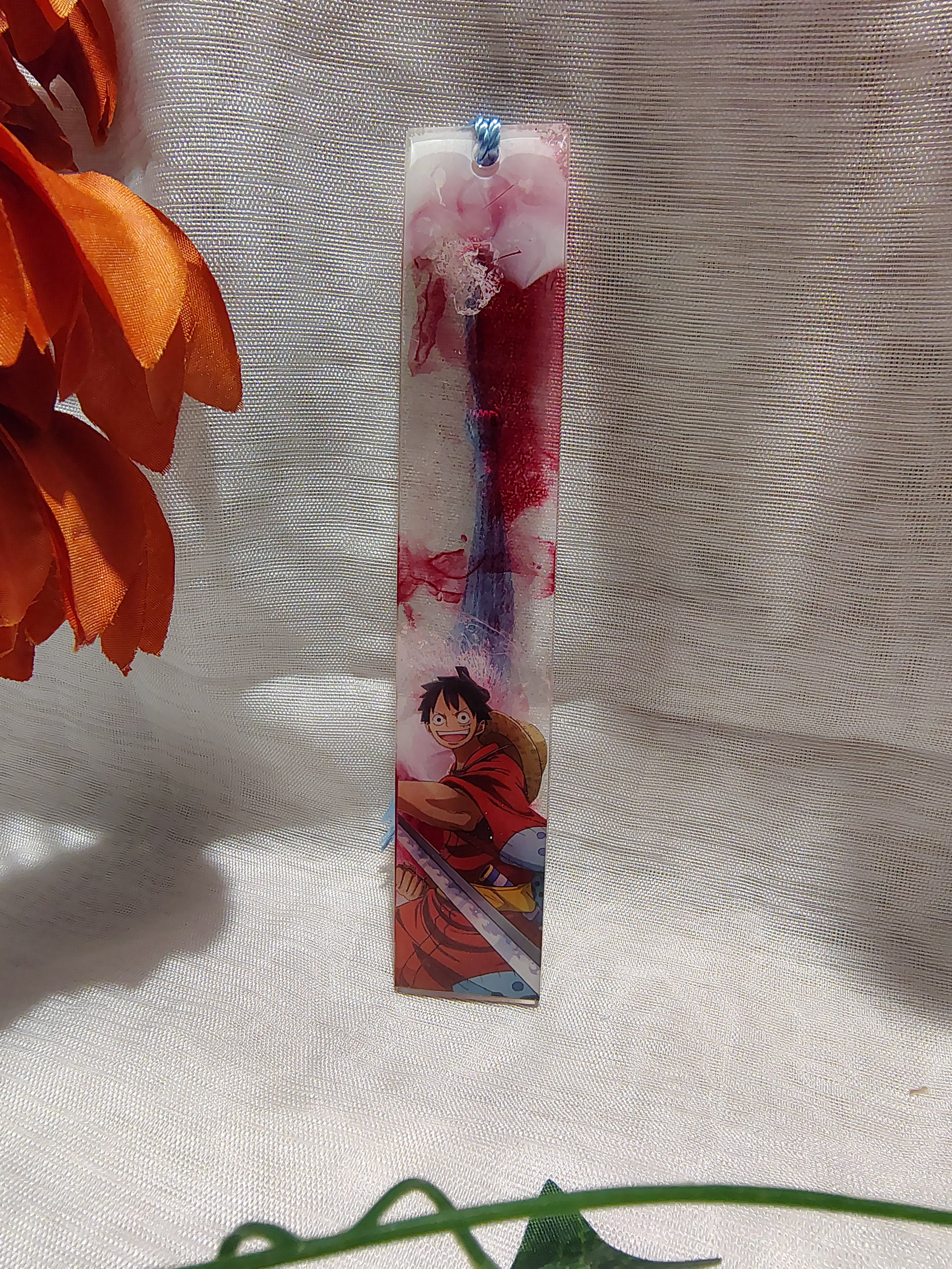 Marque-pages Manga / Anime en Résine Époxy Fait Main – Accessoire de Lecture Geek