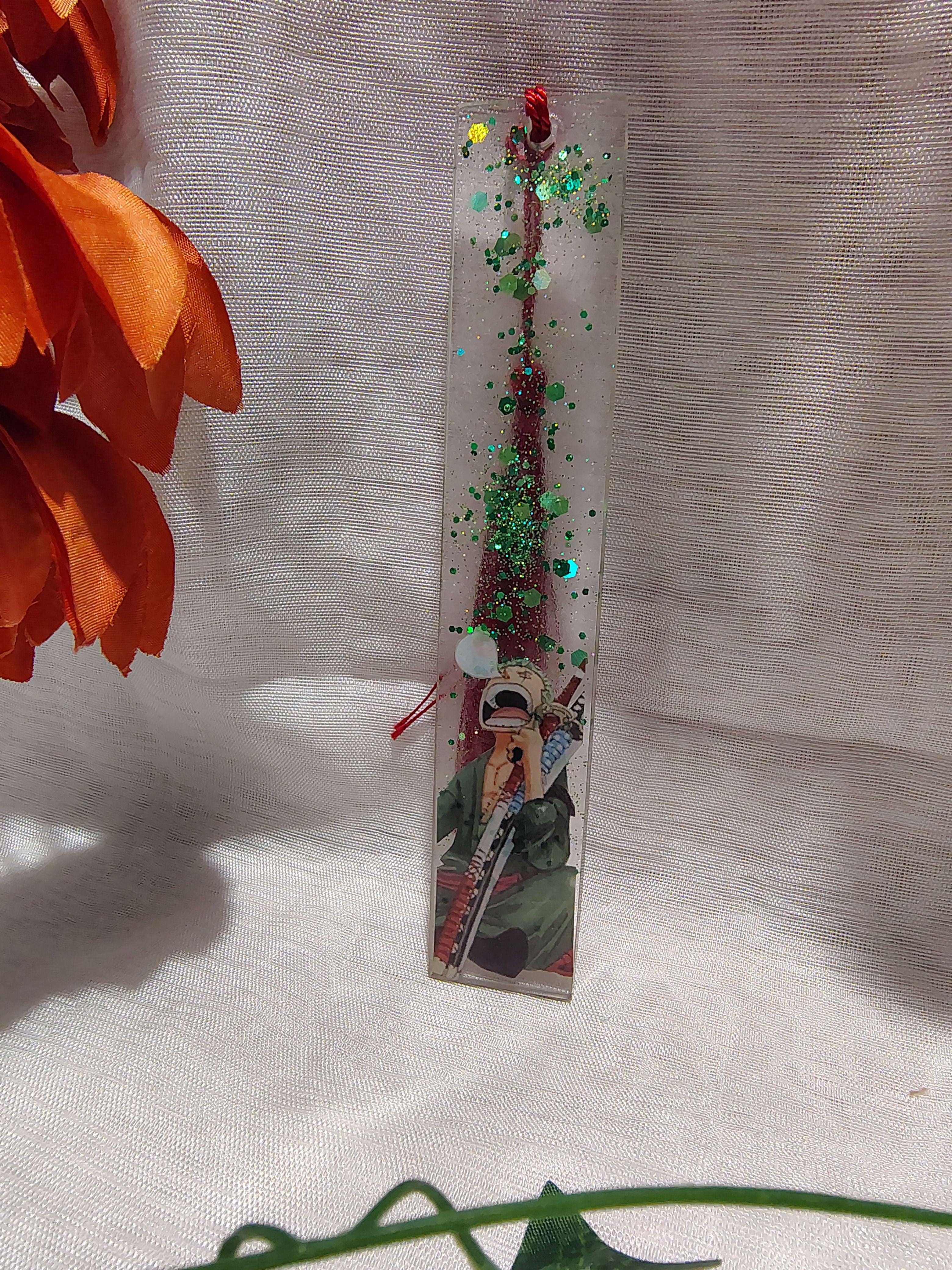 Marque-pages Manga / Anime en Résine Époxy Fait Main – Accessoire de Lecture Geek