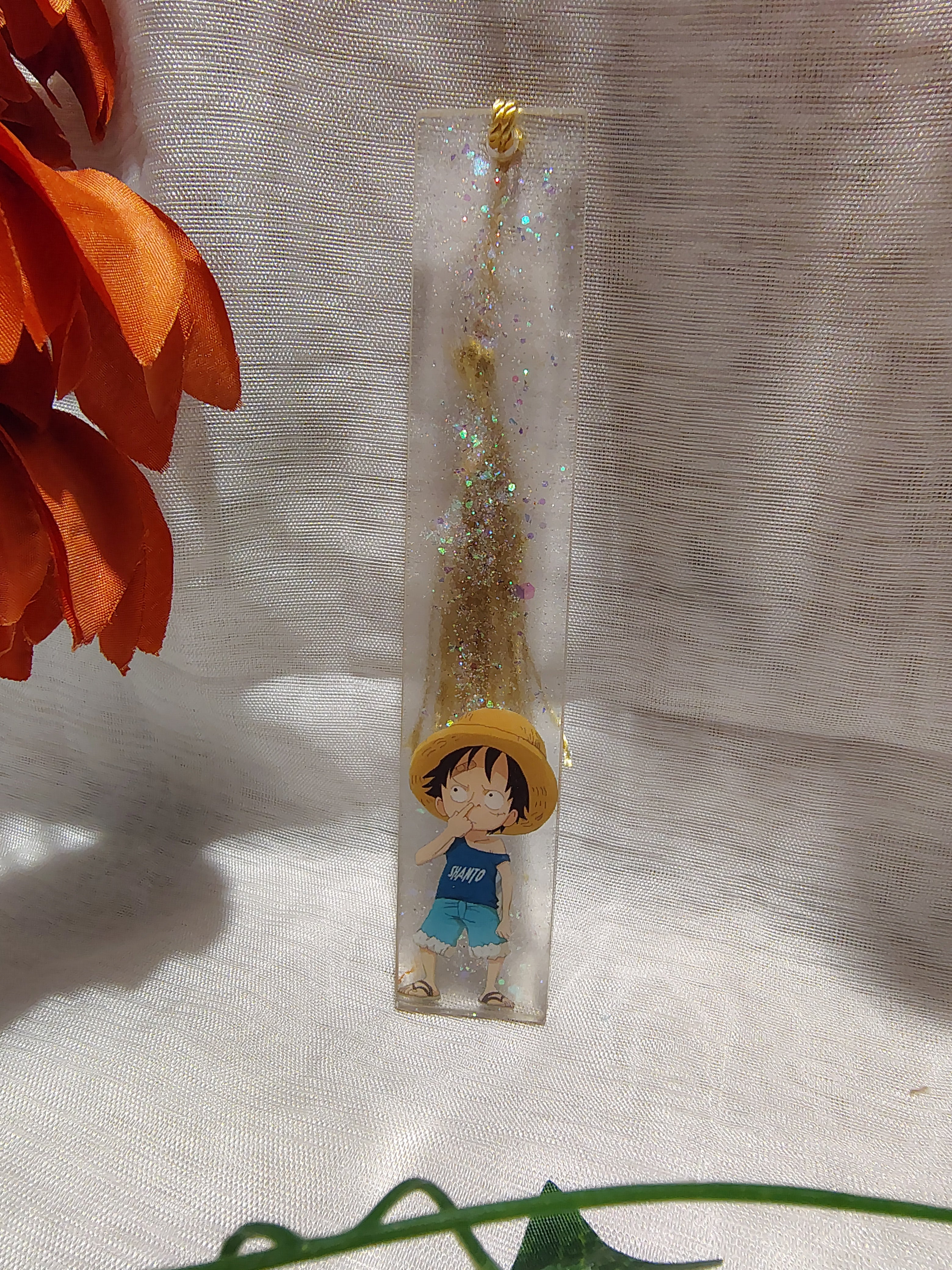 Marque-pages Manga / Anime en Résine Époxy Fait Main – Accessoire de Lecture Geek