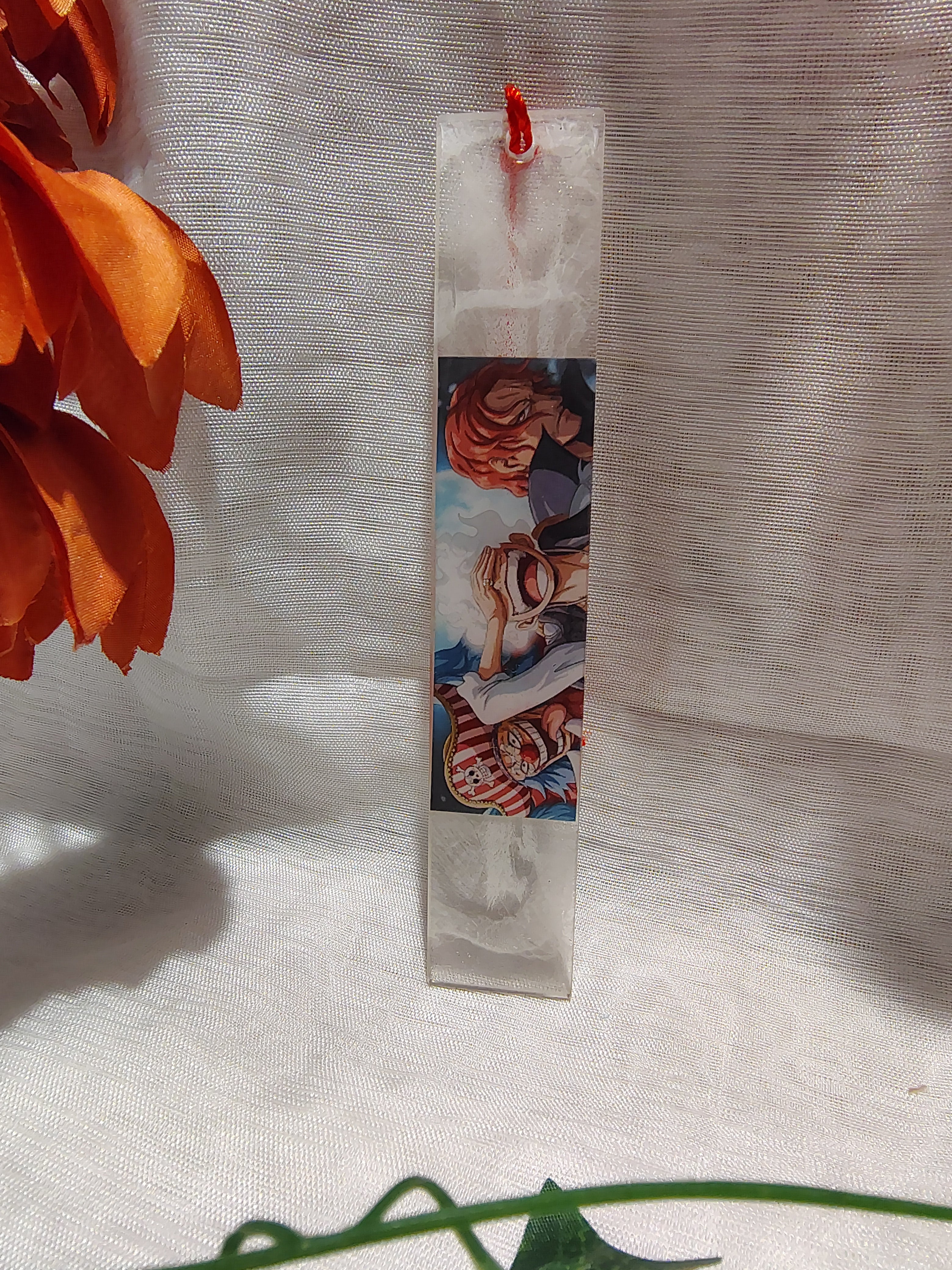 Marque-pages Manga / Anime en Résine Époxy Fait Main – Accessoire de Lecture Geek