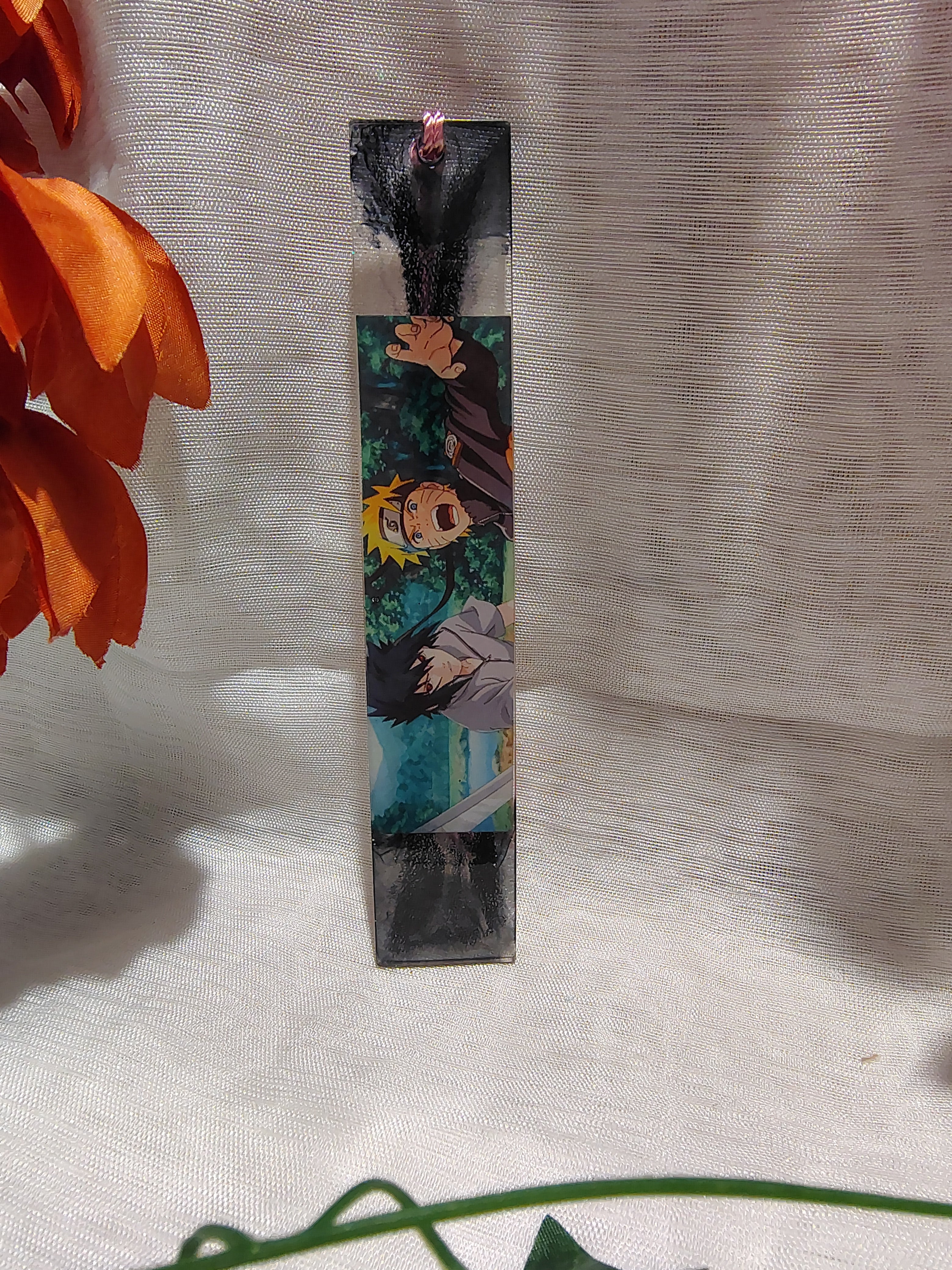 Marque-pages Manga / Anime en Résine Époxy Fait Main – Accessoire de Lecture Geek