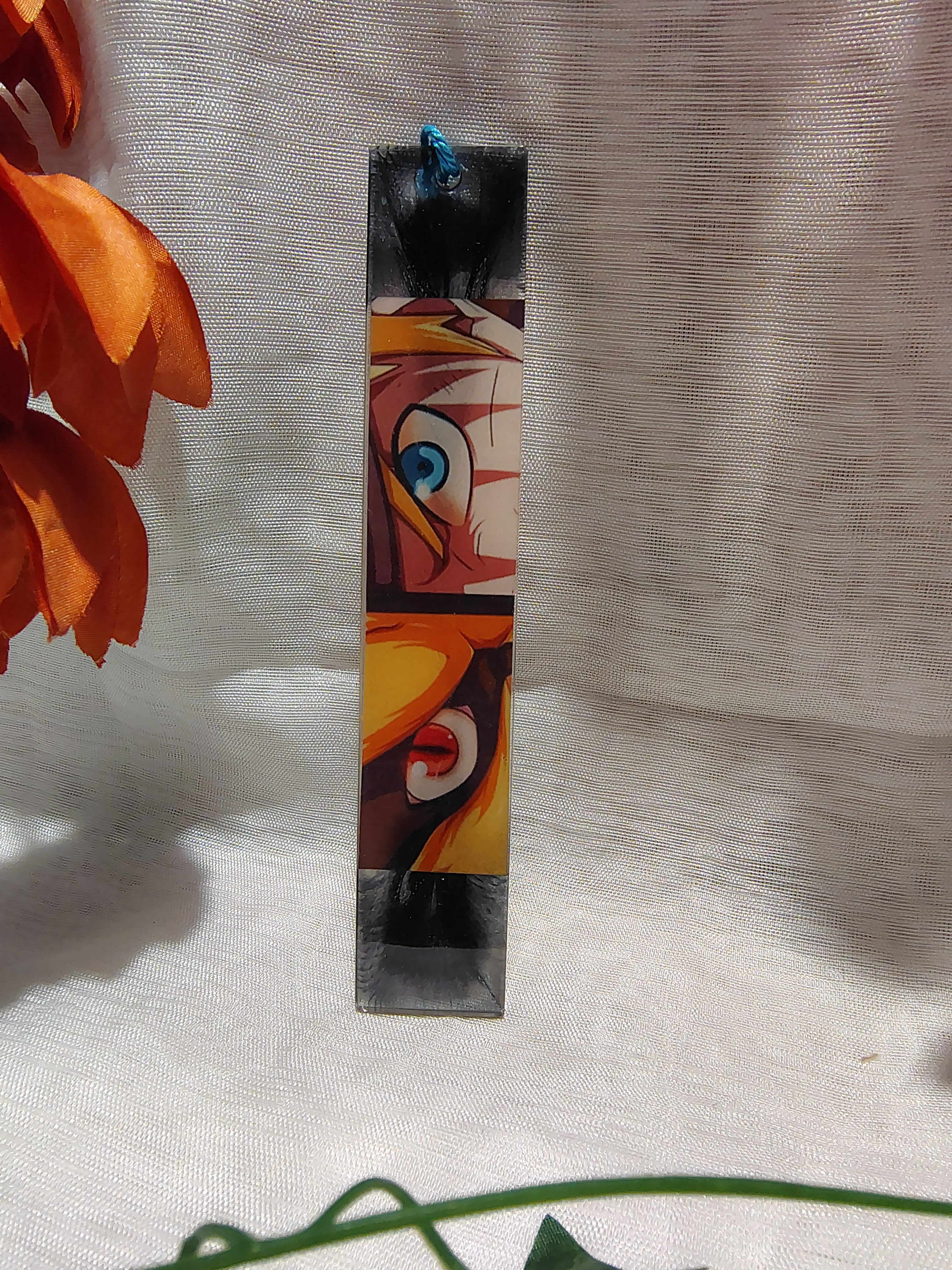 Marque-pages Manga / Anime en Résine Époxy Fait Main – Accessoire de Lecture Geek