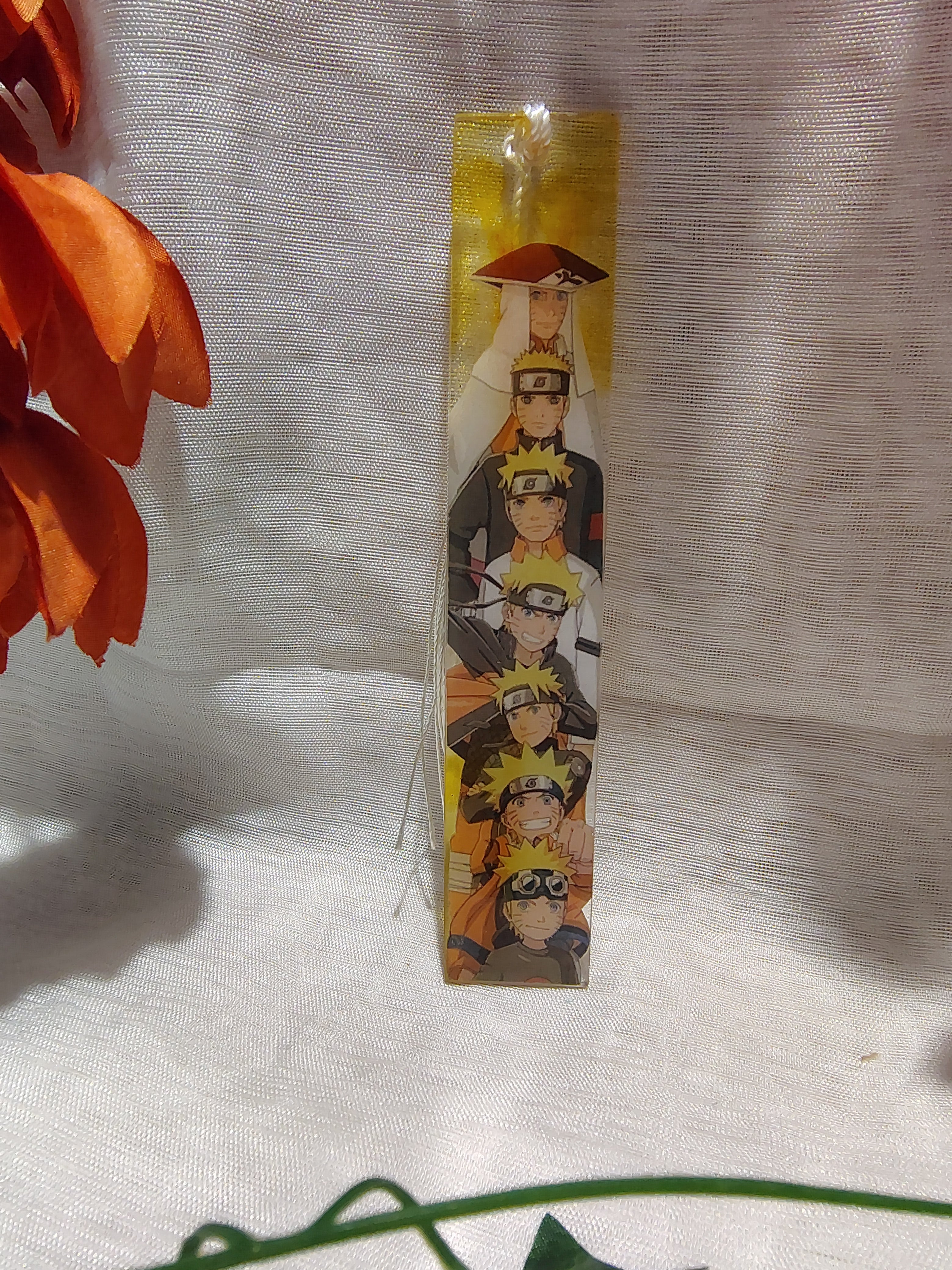 Marque-pages Manga / Anime en Résine Époxy Fait Main – Accessoire de Lecture Geek