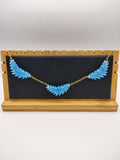 Collier Feuille en résine époxy fait main – Bijou nature artisanal