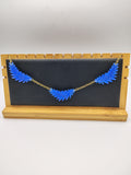 Collier Feuille en résine époxy fait main – Bijou nature artisanal
